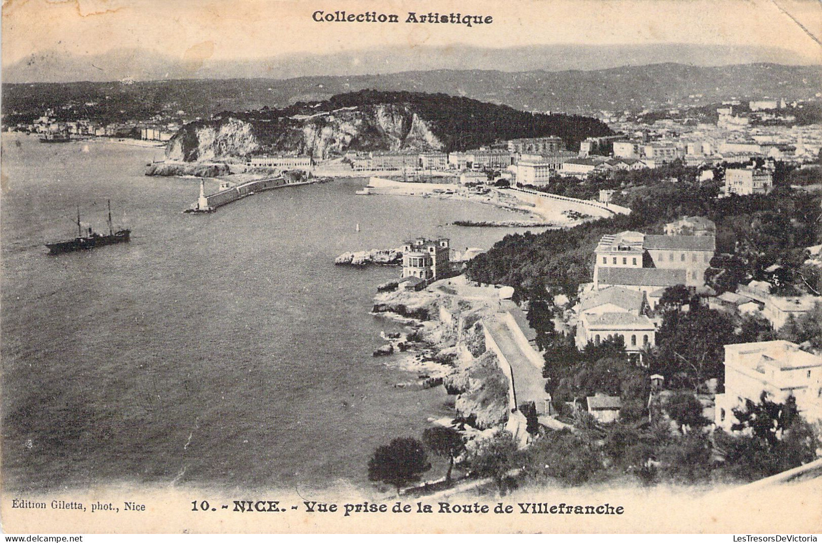 FRANCE - 06 - NICE - Vue Prise De La Route De Villefranche - Carte Postale Ancienne - Andere & Zonder Classificatie