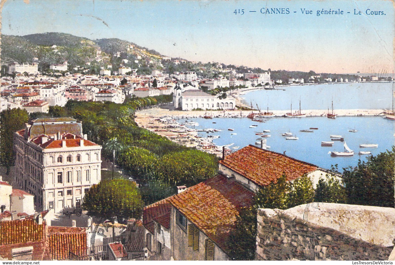 FRANCE - 06 - CANNES - Vue Générale - Le Cours - Carte Postale Ancienne - Cannes