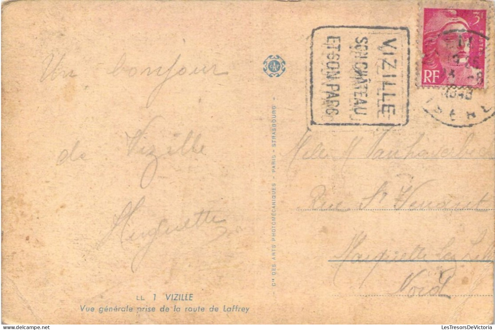 FRANCE - 38 - VIZILLE - Vue Générale Prise De La Route De Laffrey - Carte Postale Ancienne - Vizille