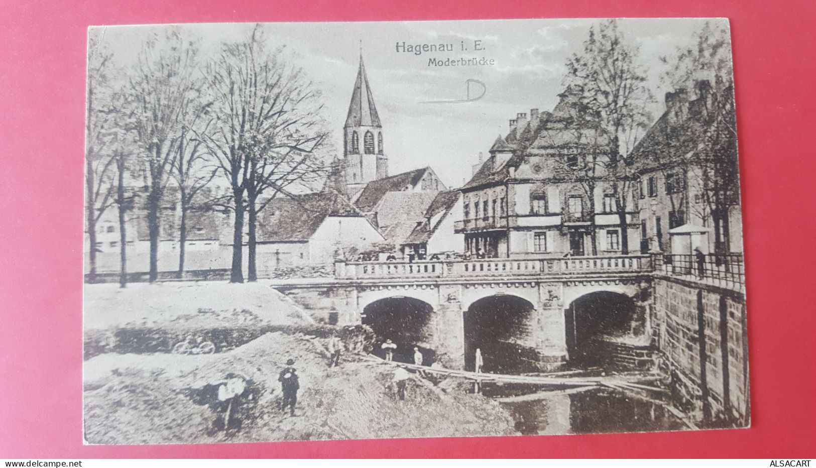 Hagenau , Haguenau , Moderbrucke , Pont Sur La Moder - Haguenau