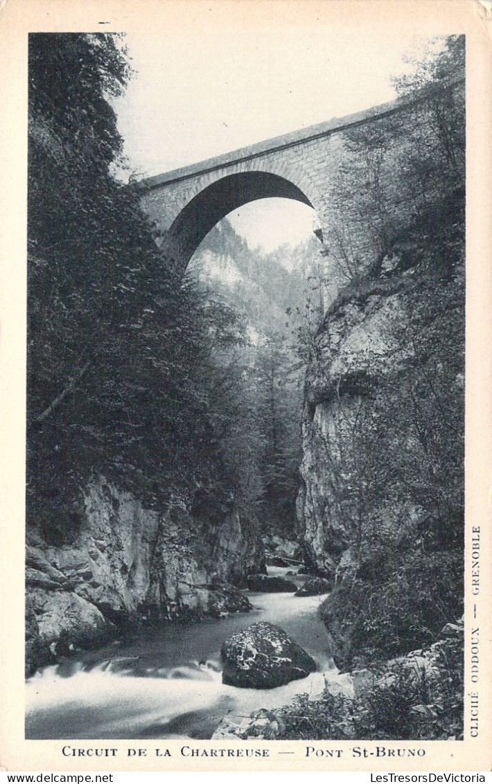 FRANCE - 38 - Circuit De La Chartreuse - Pont St Bruno - Carte Postale Ancienne - Chartreuse