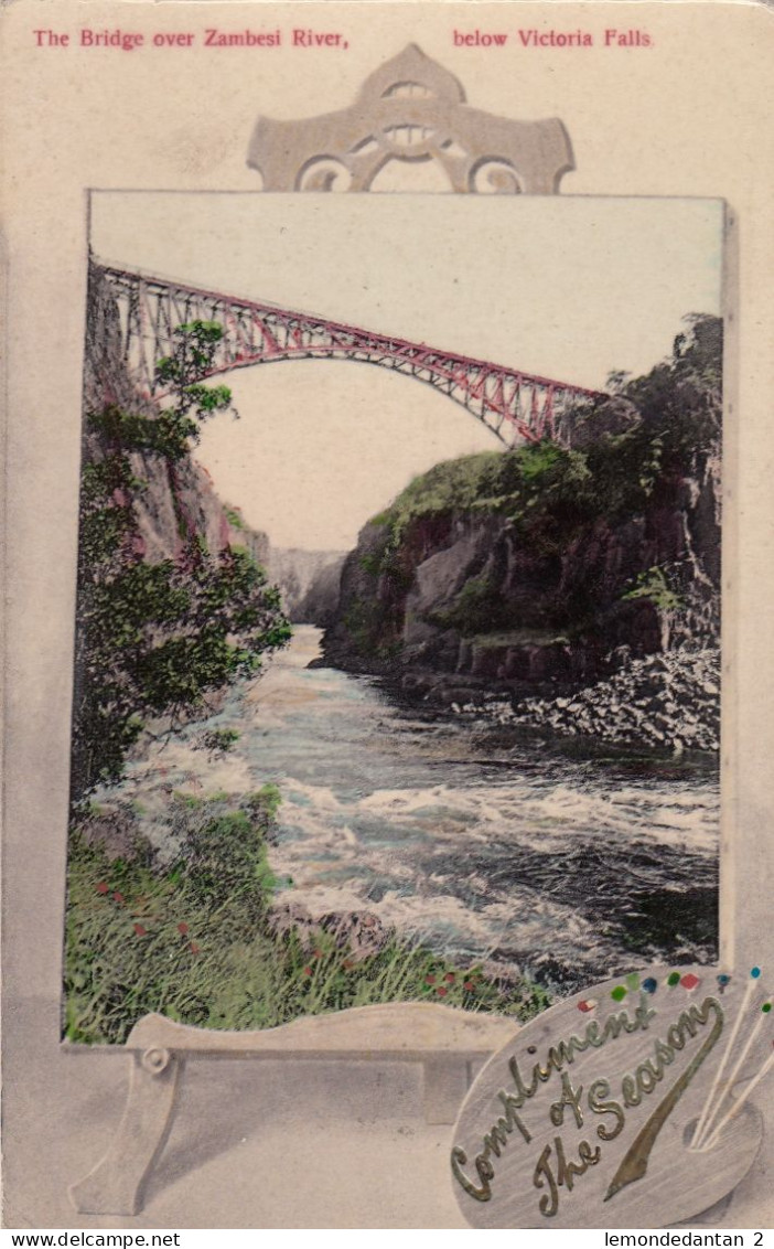 Rhodesia - Victoria Falls - Bridge Over Zambesi River - Simbabwe