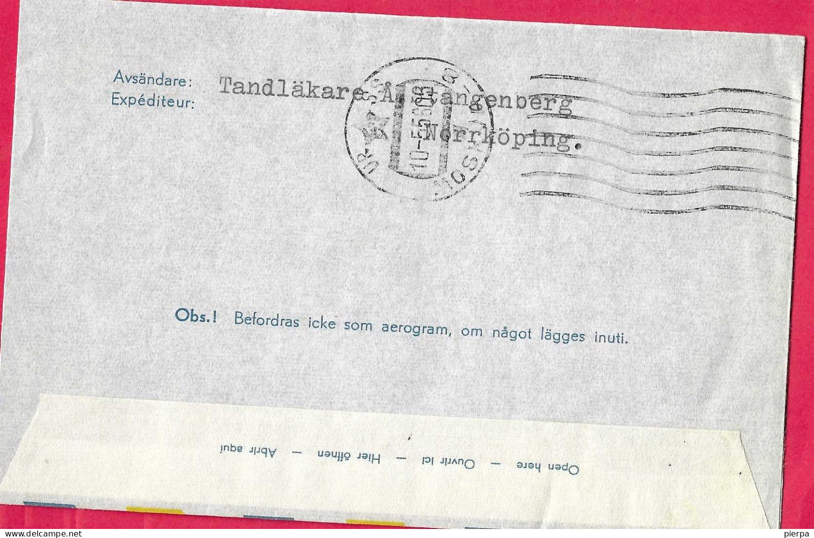 SVERIGE - FIRST FLIGHT SAS FROM STOCKHOLM TO MOSKVA*19.5.56* ON COVER AEROGRAM - Lettres & Documents