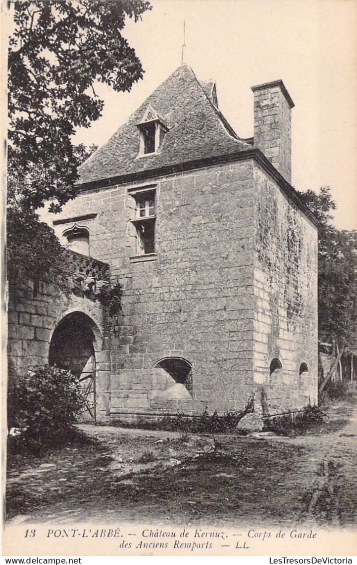 FRANCE - 29 - PONT L'ABBE - Château De Kernuz - Corps De Garde Des Anciens Remparts - Carte Postale Ancienne - Pont L'Abbe