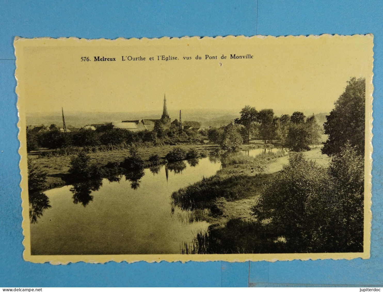 Melreux L'Ourthe Et L'Eglise Vue Du Pont De Monville - Hotton