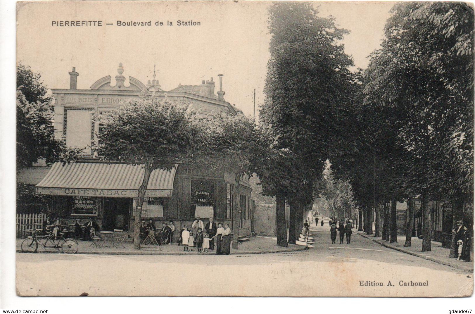 PIERREFITTE (26) - BOULEVARD DE LA STATION - Pierrefitte Sur Seine