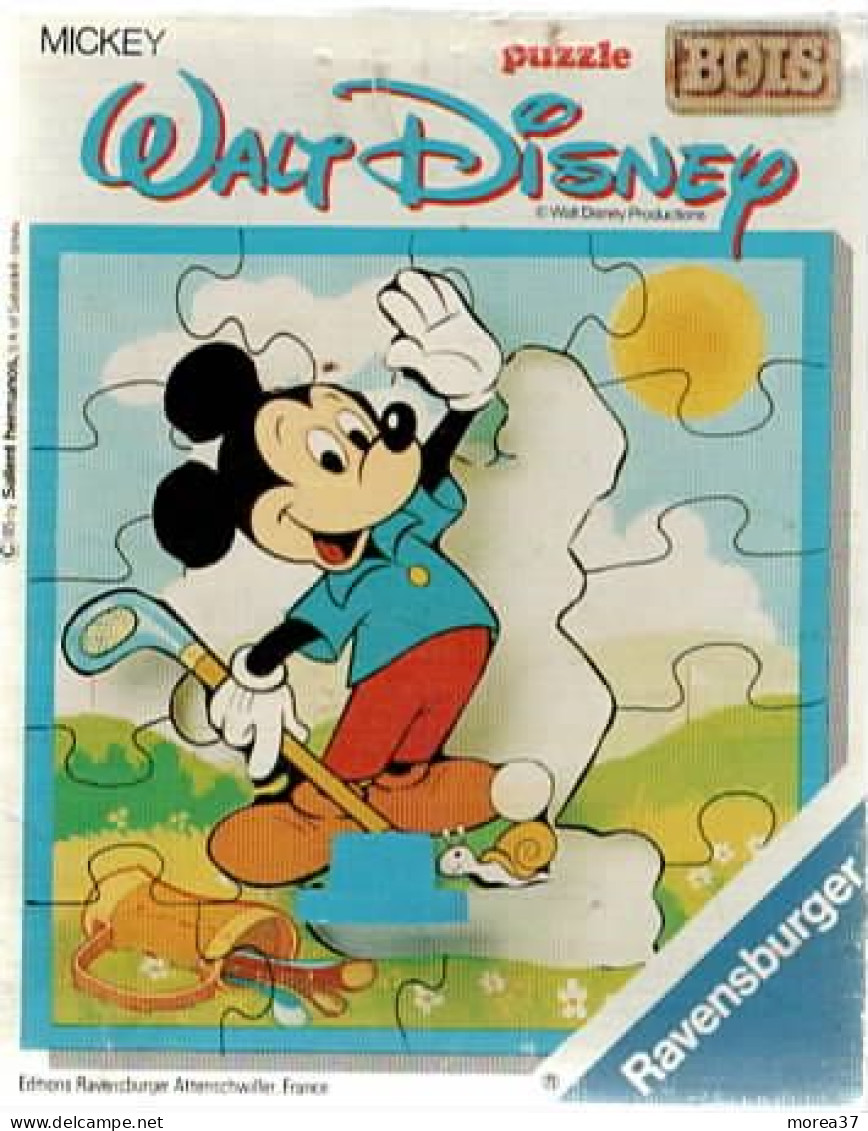 PUZZLE En Bois  WALT DISNEY    Mickey   RAVENSBURGER - Andere & Zonder Classificatie