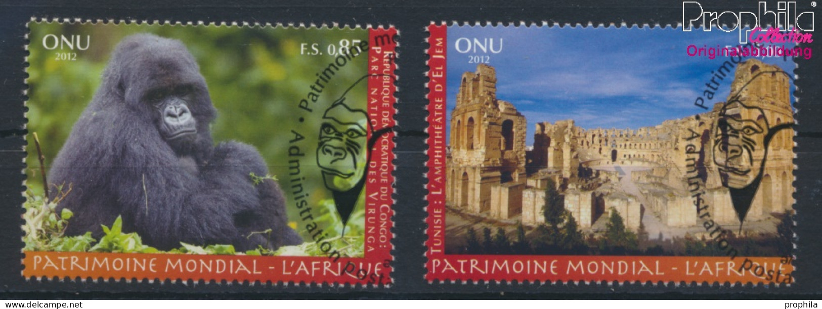 UNO - Genf 797-798 (kompl.Ausg.) Gestempelt 2012 UNESCO Welterbe Afrika (10073554 - Used Stamps