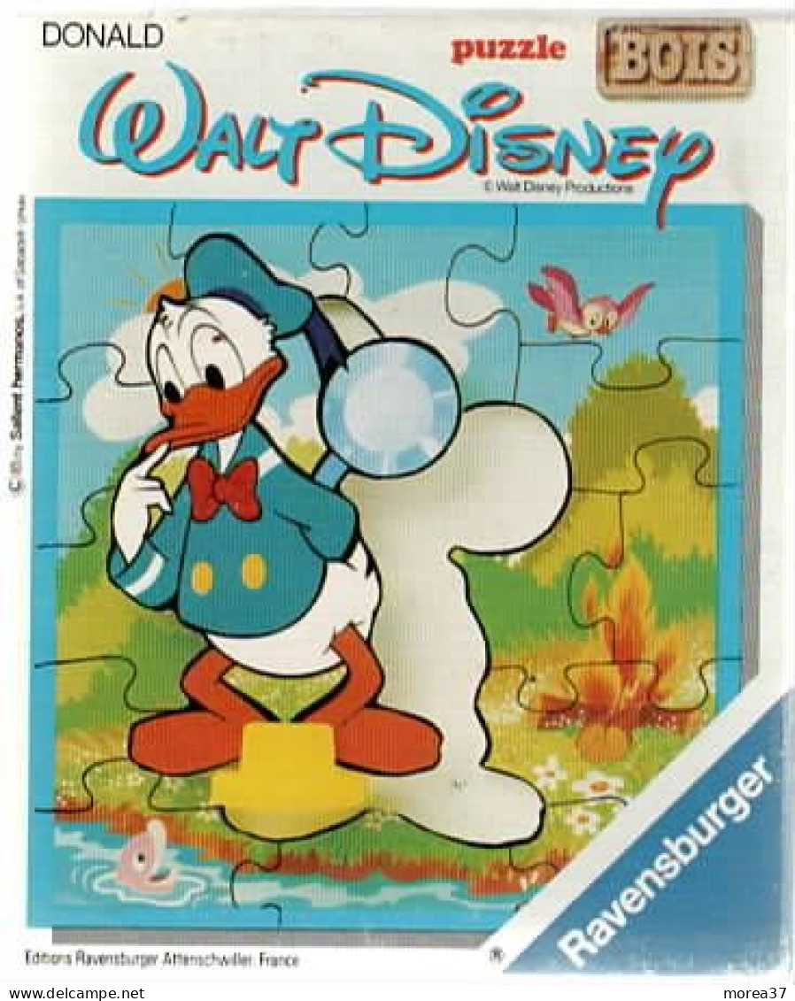 PUZZLE En Bois  WALT DISNEY   Donald    RAVENSBURGER - Otros & Sin Clasificación