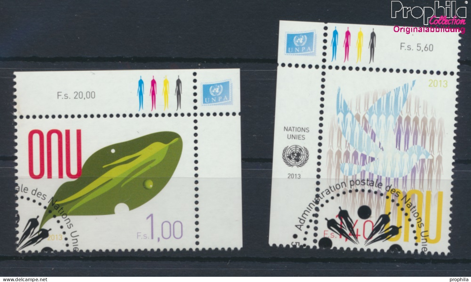 UNO - Genf 807-808 (kompl.Ausg.) Gestempelt 2013 Freimarken (10073499 - Used Stamps