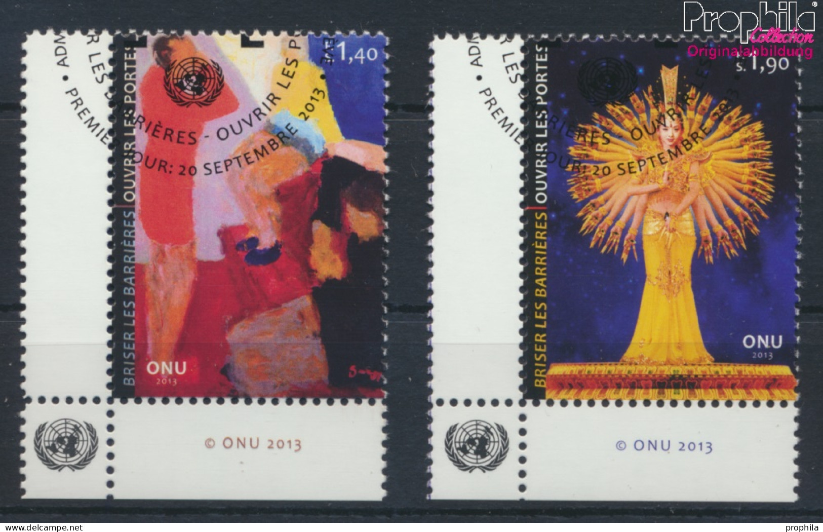 UNO - Genf 832-833 (kompl.Ausg.) Gestempelt 2013 Barrieren Durchbrechen (10073460 - Used Stamps