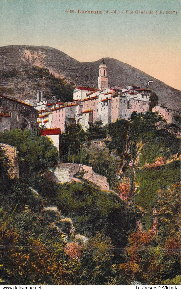 FRANCE - 06 - LUCERAM - Vue Générale - Carte Postale Ancienne - Lucéram