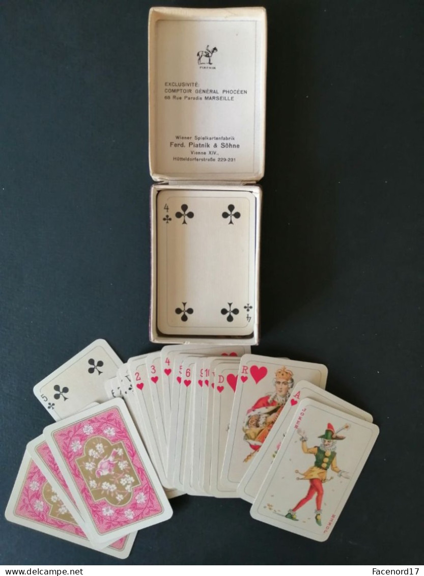 Jeux De Cartes Miniatures Piatnik & Sohne Vienne Exclusivité Comptoir Général Phocéen Marseille - 54 Carte