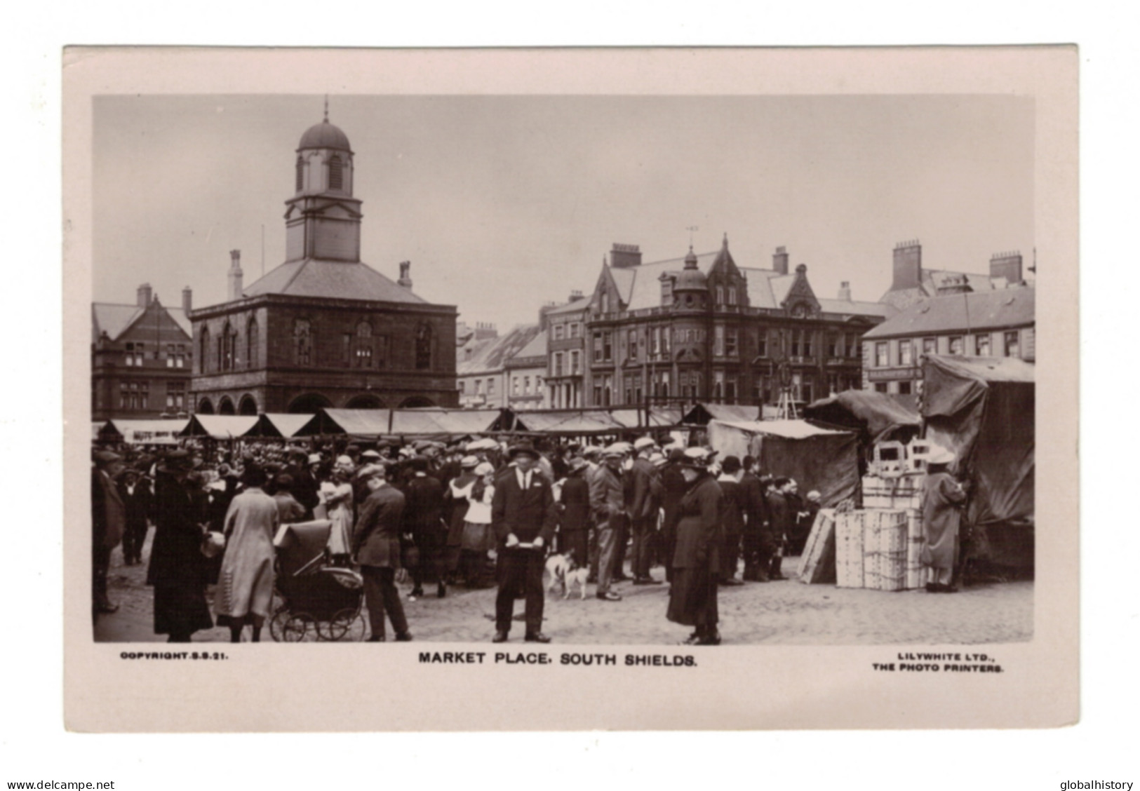 DH1480 - UK - DURHAM - MARKET PLACE - SOUTH SHIELDS - RARE RPPC - Other & Unclassified