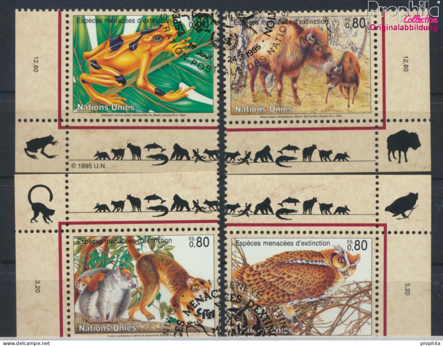 UNO - Genf 263-266 (kompl.Ausg.) Gestempelt 1995 Gefährdete Tiere (10072817 - Used Stamps