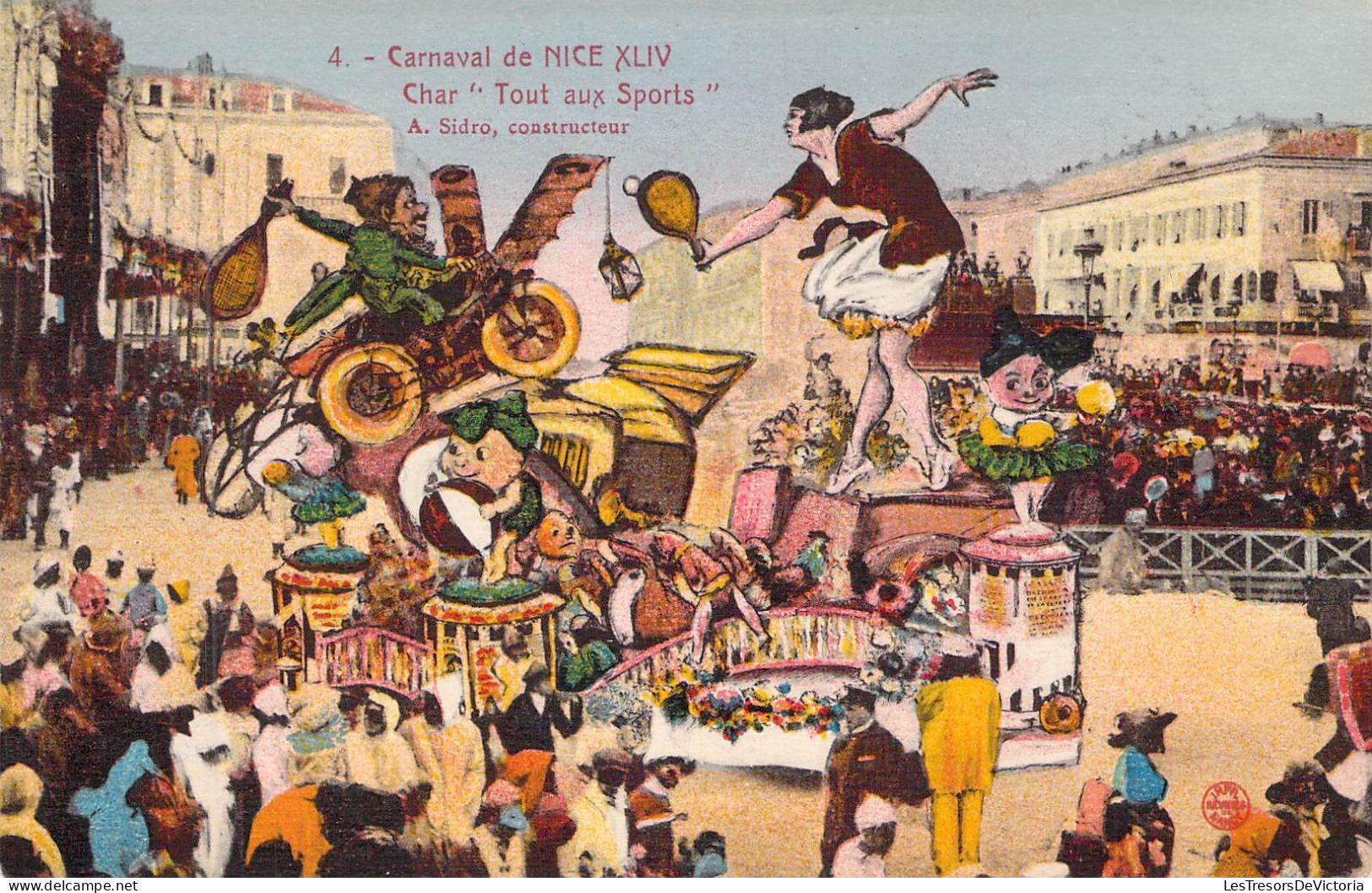 FRANCE - 06 - NICE - Carnaval De NICE XLIV Char Tout Aux Sports - Carte Postale Ancienne - Sonstige & Ohne Zuordnung