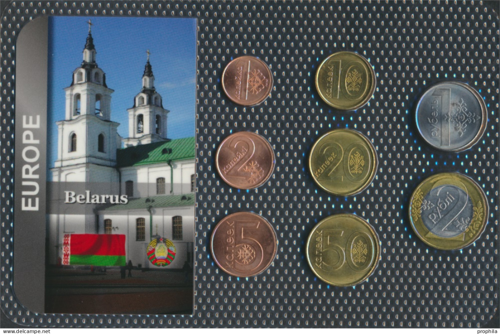 Weißrussland 2009 Stgl./unzirkuliert Kursmünzen 2009 1 Kopeks Bis 2 Rubles (10091182 - Belarus