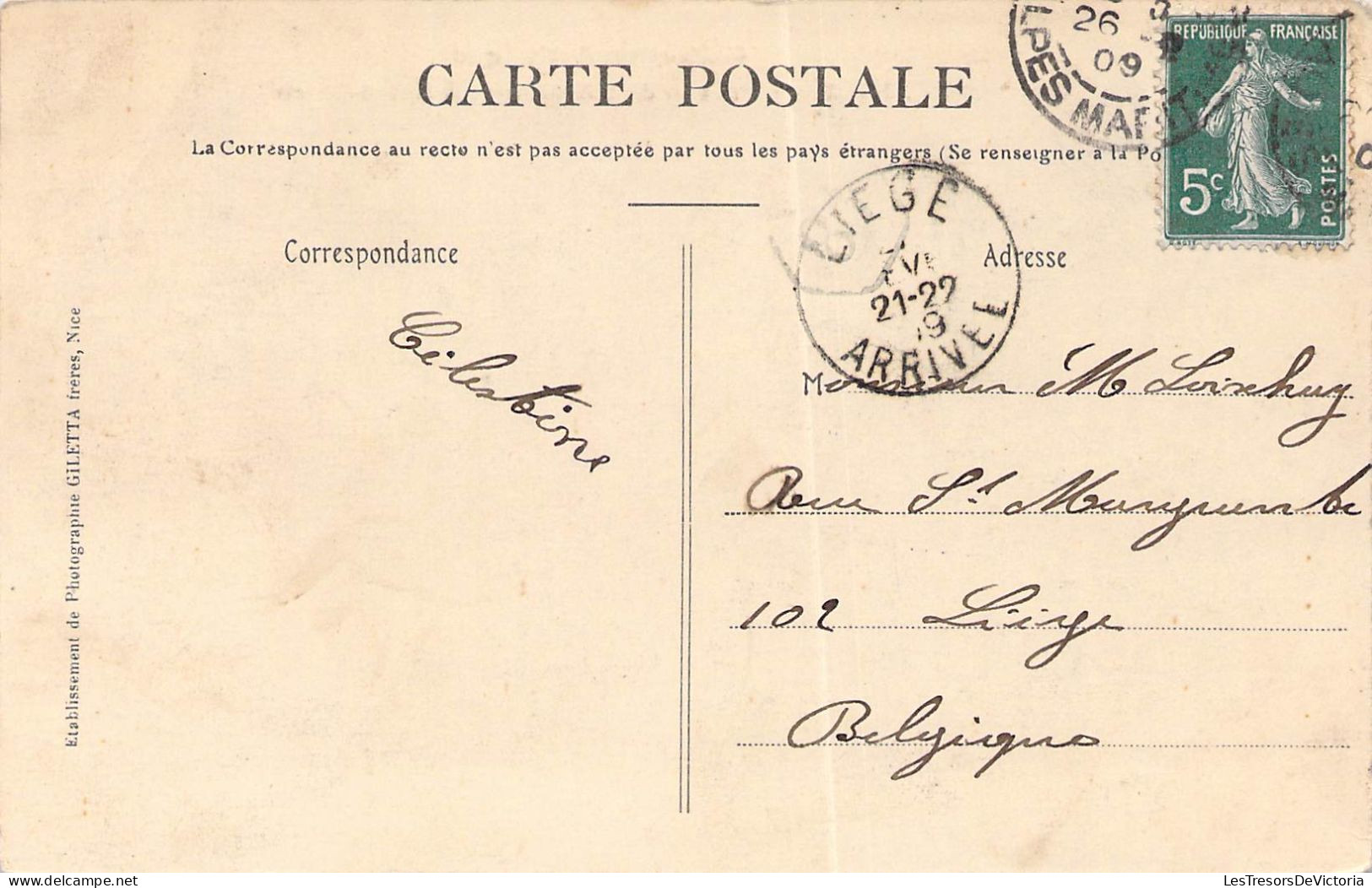 FRANCE - 06 - NICE - Caserne De L'Artillerie à Saint Roch - Edition GILETTA - Carte Postale Ancienne - Autres & Non Classés