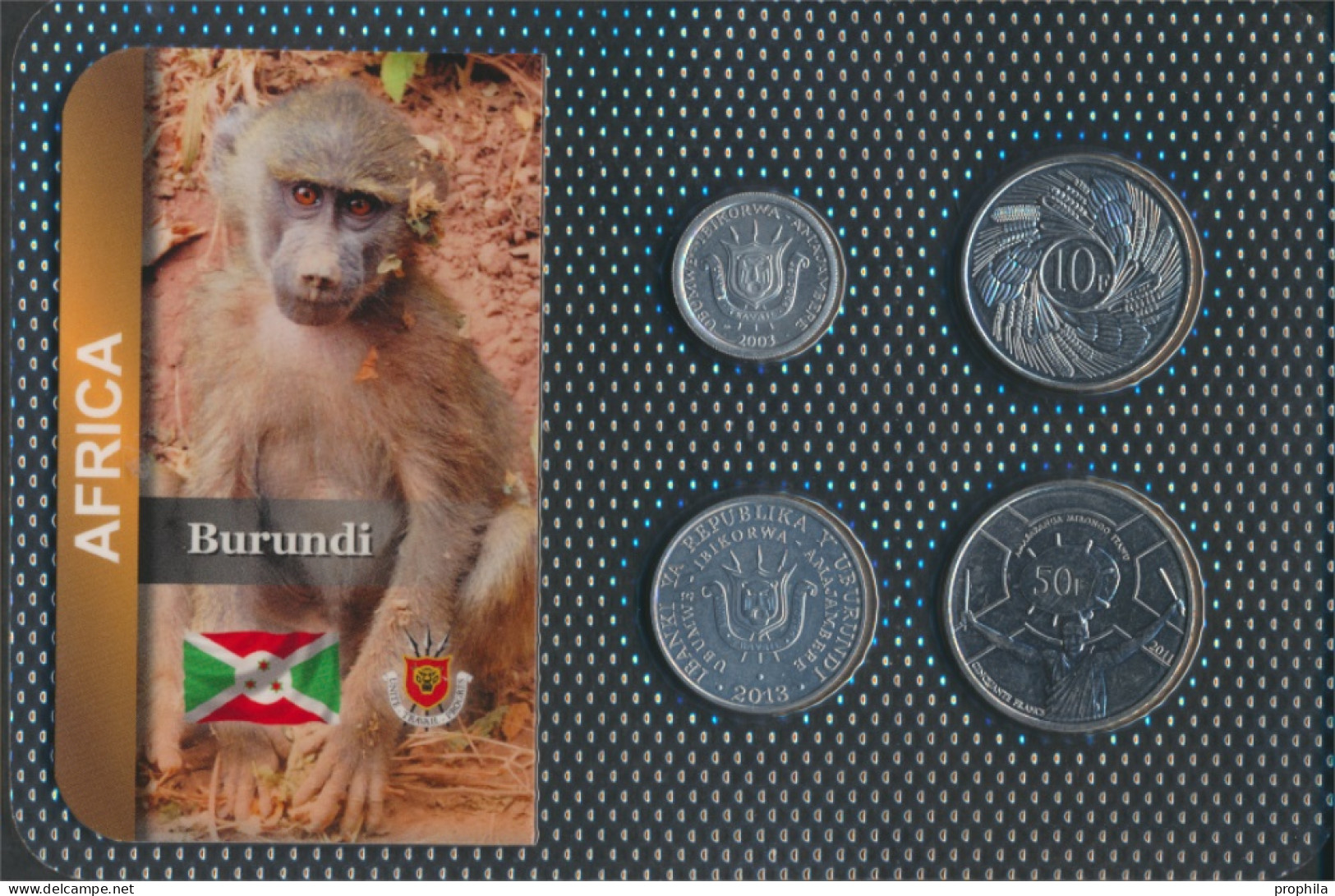 Burundi Stgl./unzirkuliert Kursmünzen Stgl./unzirkuliert Ab 1976 1 Franc Bis 50 Francs (10091264 - Burundi