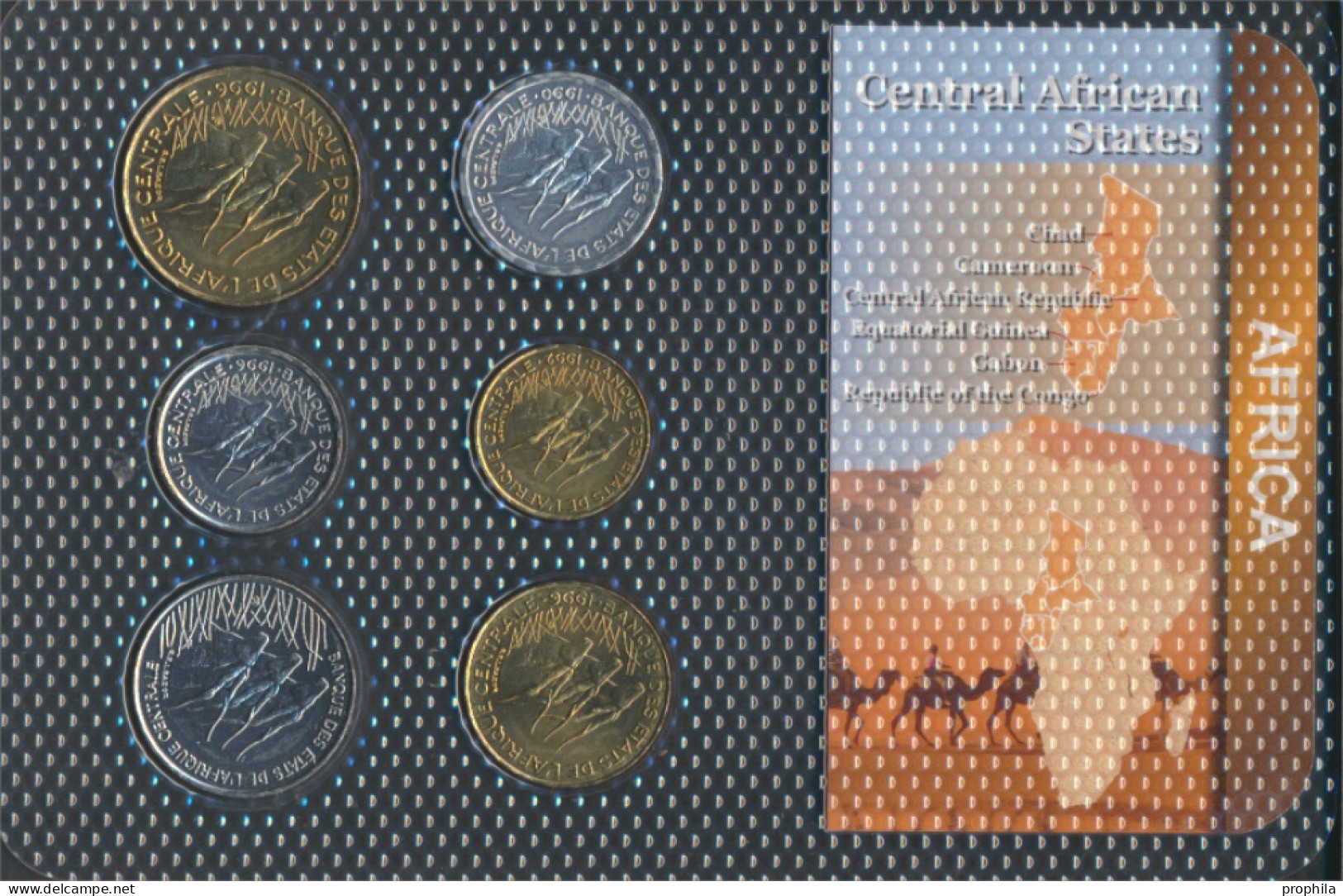 Zentralafrikanische Staaten Stgl./unzirkuliert Kursmünzen Stgl./unzirkuliert Ab 1973 1 Franc Bis 100 Francs (10091242 - Centraal-Afrikaanse Republiek