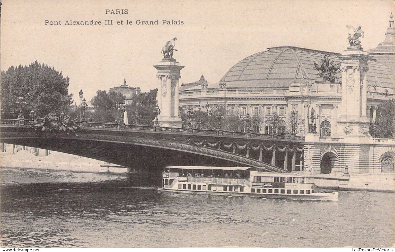 FRANCE - 75 - PARIS - Pont Alexandre III Et Le Grand Palais - Carte Postale Ancienne - Autres & Non Classés