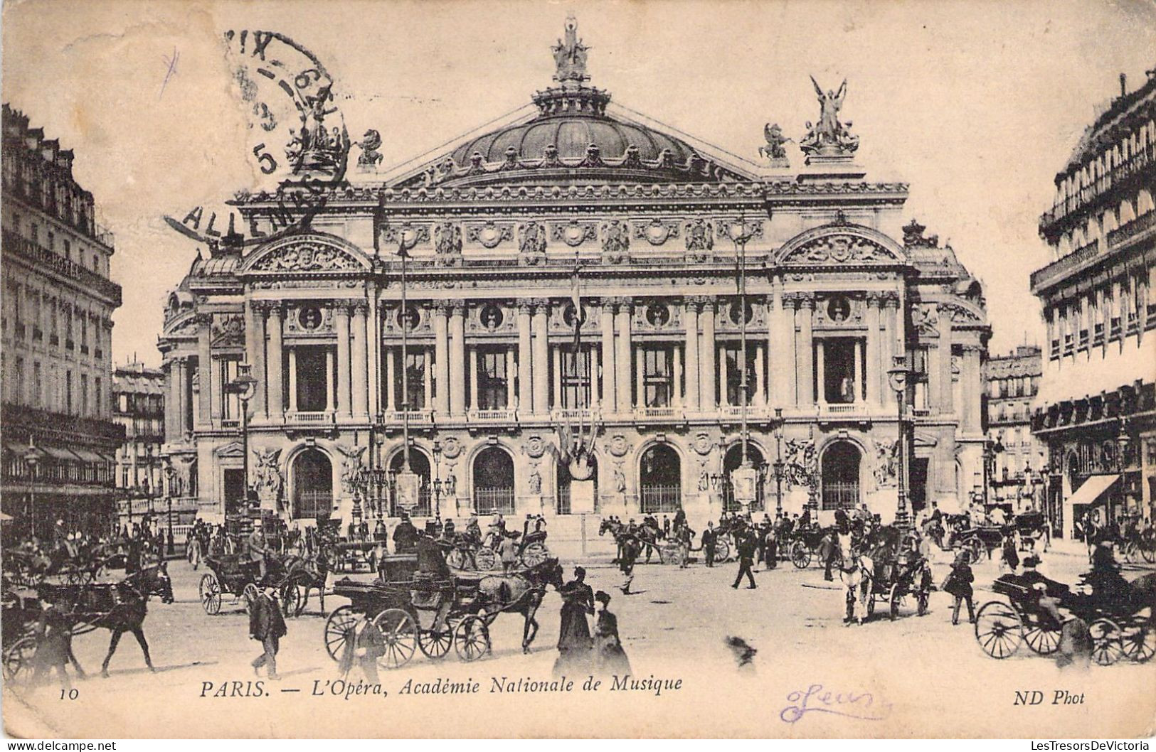 FRANCE - 75 - PARIS - L'Opéra - Académie Nationale De Musique - Carte Postale Ancienne - Autres & Non Classés