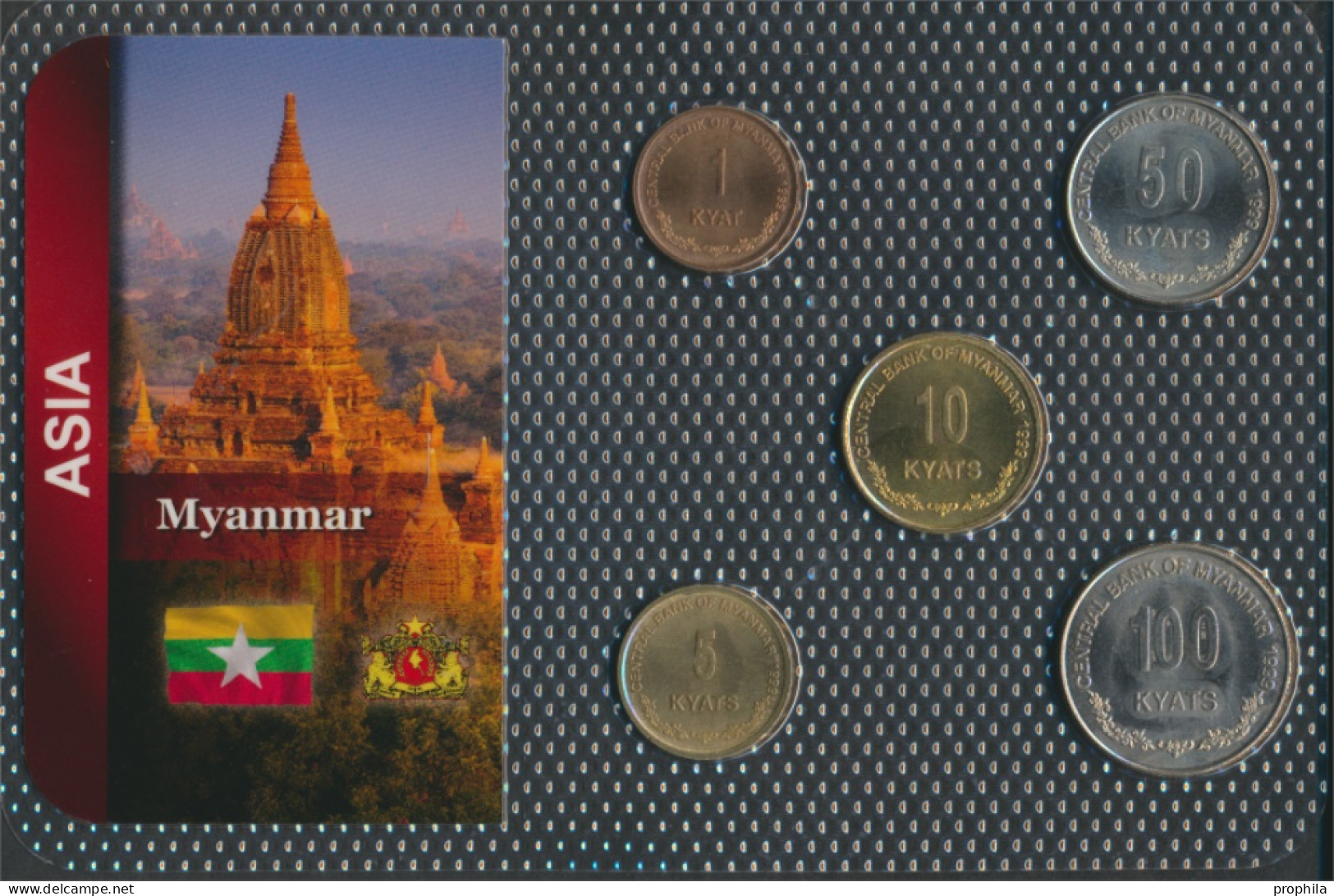 Myanmar Stgl./unzirkuliert Kursmünzen Stgl./unzirkuliert Ab 1999 1 Kyat Bis 100 Kyats (10091270 - Birmania