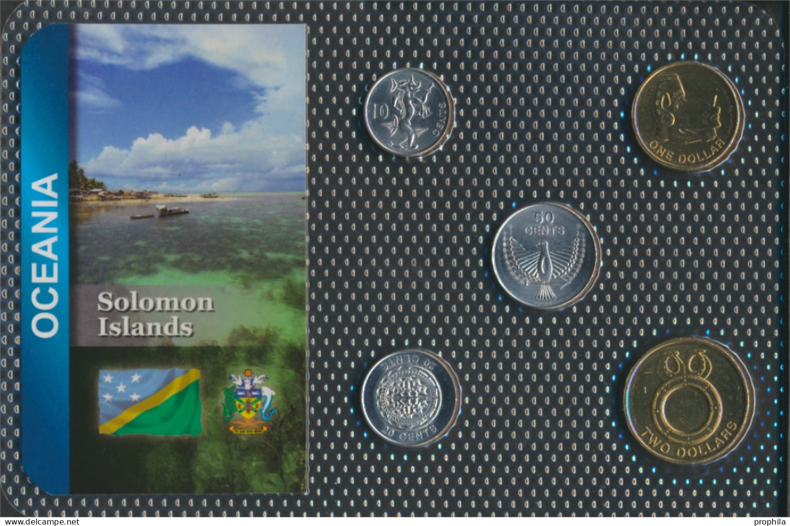 Salomoninseln 2012 Stgl./unzirkuliert Kursmünzen 2012 10 Cents Bis 2 Dollars (10092014 - Salomonen