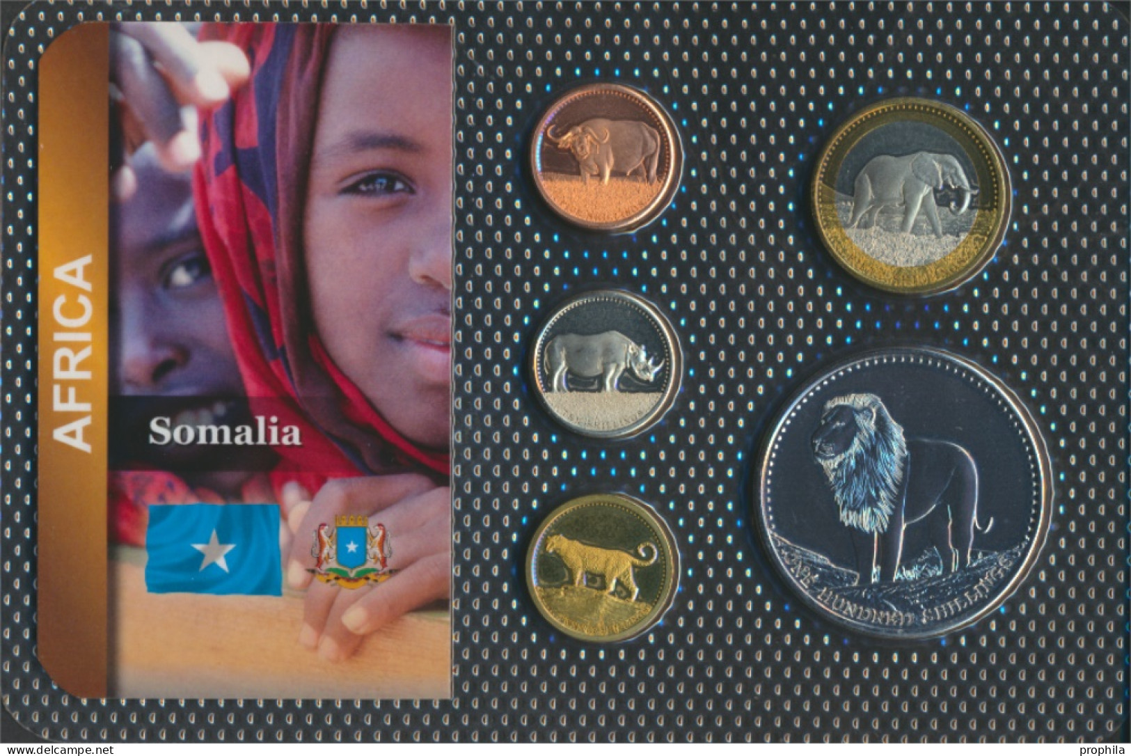 Somalia 2013 Stgl./unzirkuliert Kursmünzen 2013 5 Shillings Bis 100 Shillings (10092001 - Somalië