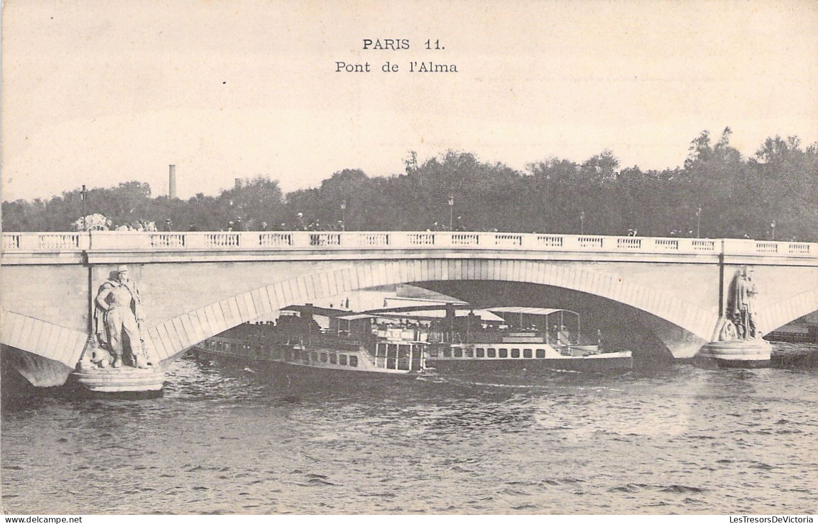 FRANCE - 75 - PARIS - Pont De L'Alma - Carte Postale Ancienne - Autres & Non Classés