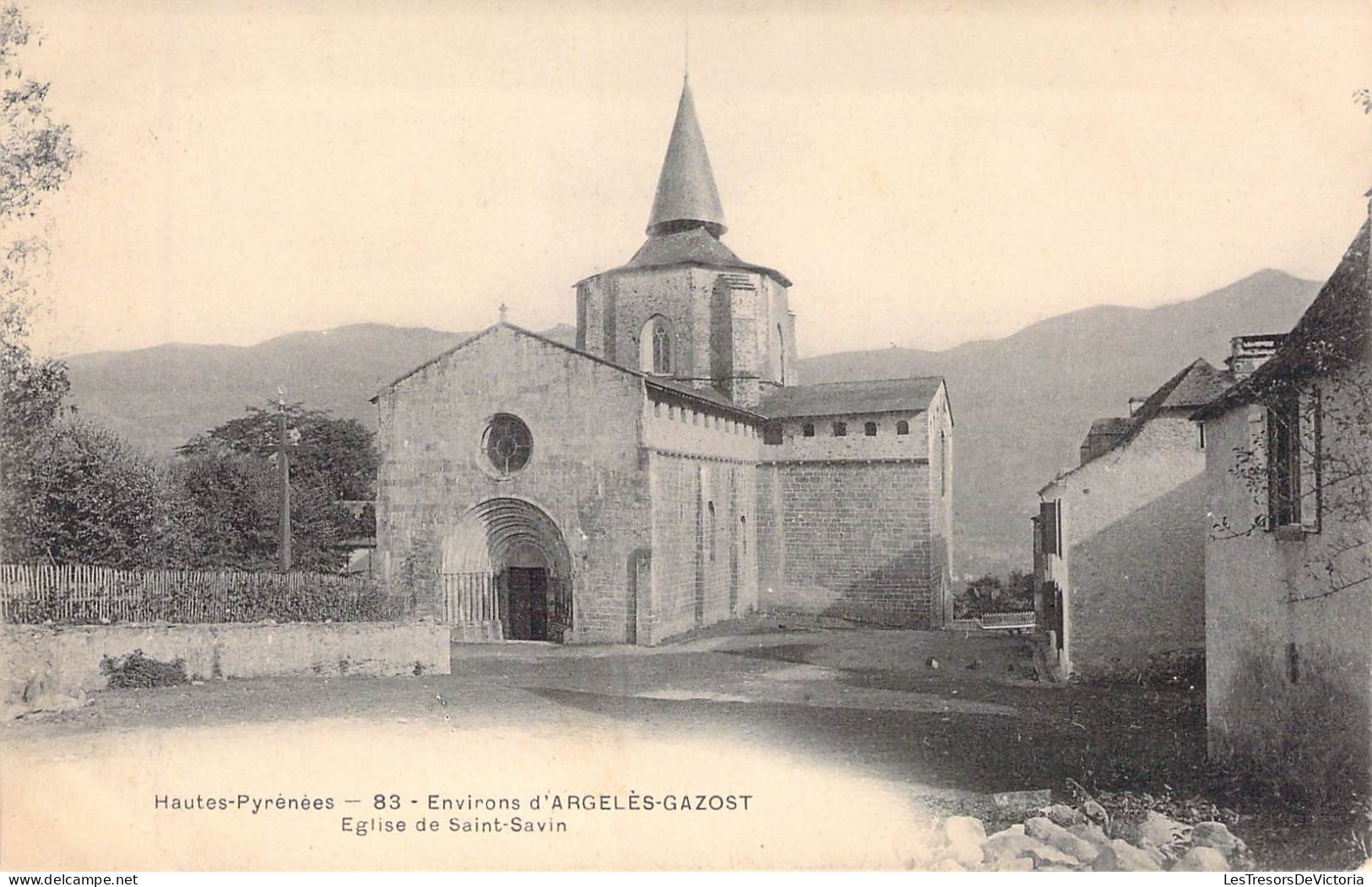 FRANCE - 65 - ARGELES GAZOST - Eglise De Saint Savin - Carte Postale Ancienne - Argeles Gazost