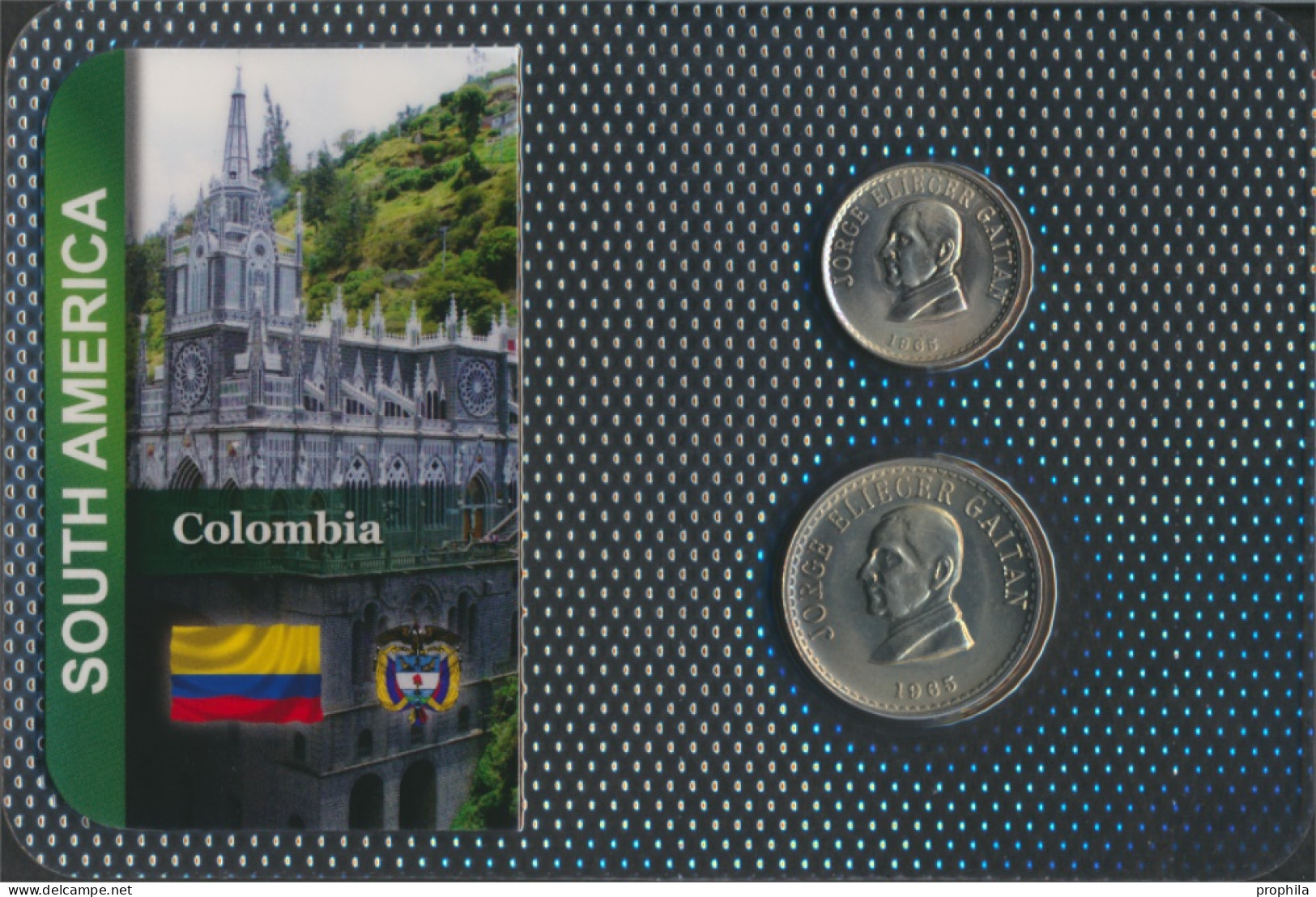 Kolumbien 1965 Stgl./unzirkuliert Kursmünzen 1965 20 Centavos Bis 50 Centavos (10091413 - Colombia