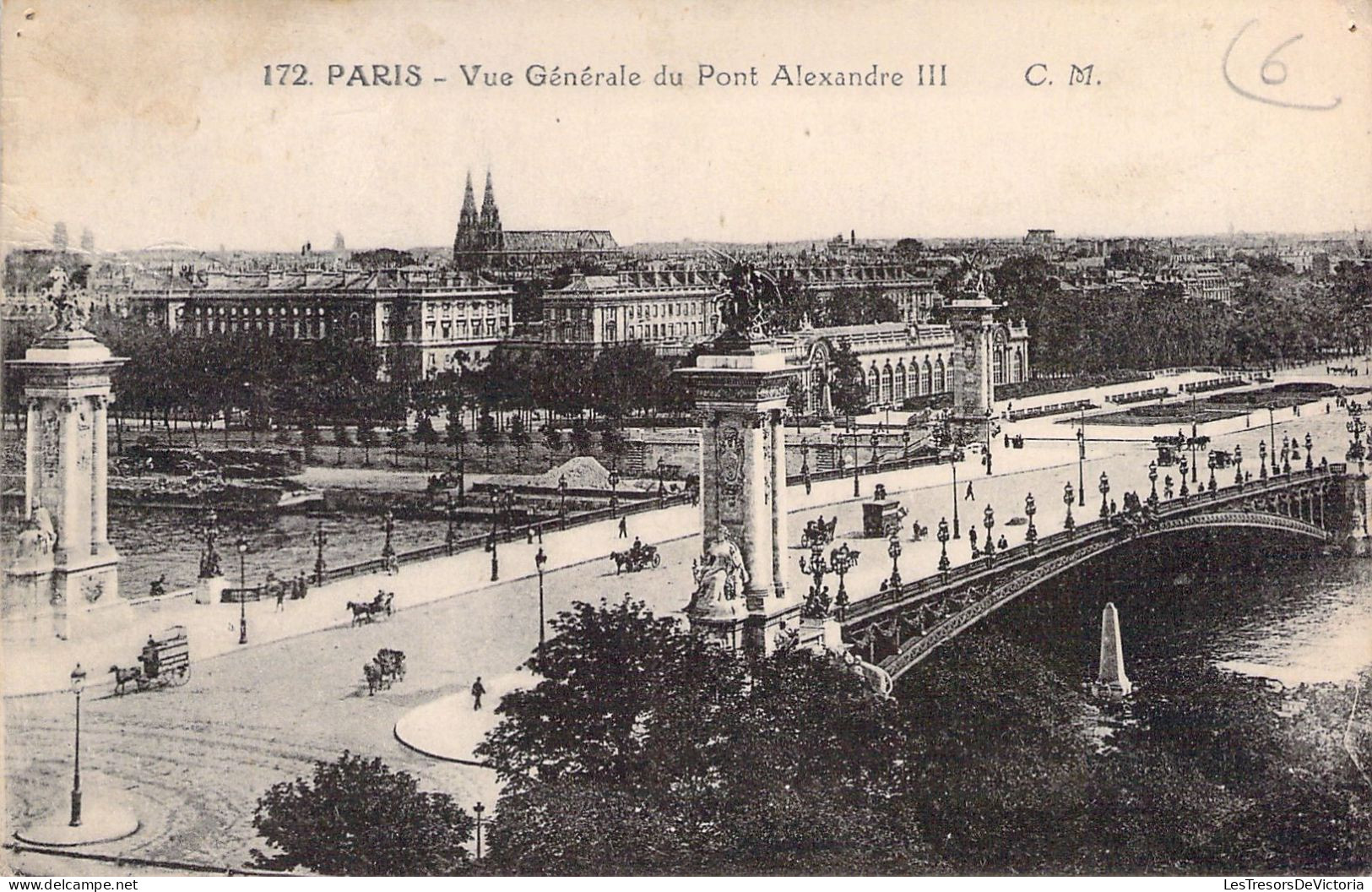 FRANCE - 75 - PARIS - Vue Générale Du Pont Alexandre III  - Carte Postale Ancienne - Autres & Non Classés