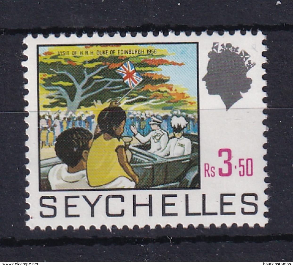 Seychelles: 1969/75   QE II - Pictorial    SG276a    3R 50   [whiter Paper]   MNH - Seychelles (...-1976)