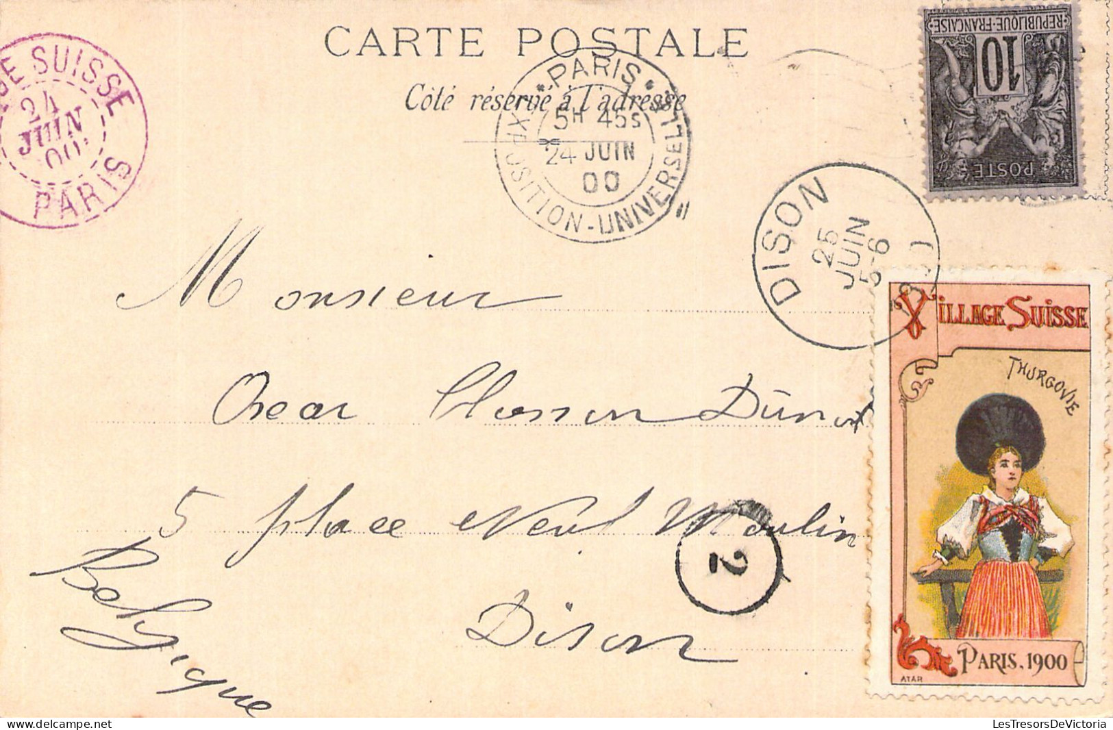 FRANCE - 75 - PARIS - Illustration - Le Pâturage Et Le Ruisseau - Carte Postale Ancienne - Autres & Non Classés