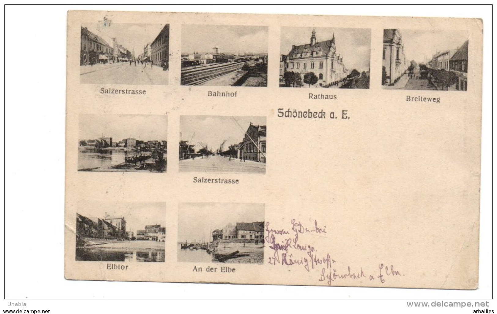 Schoenebeck. Carte Multivues. - Schönebeck (Elbe)