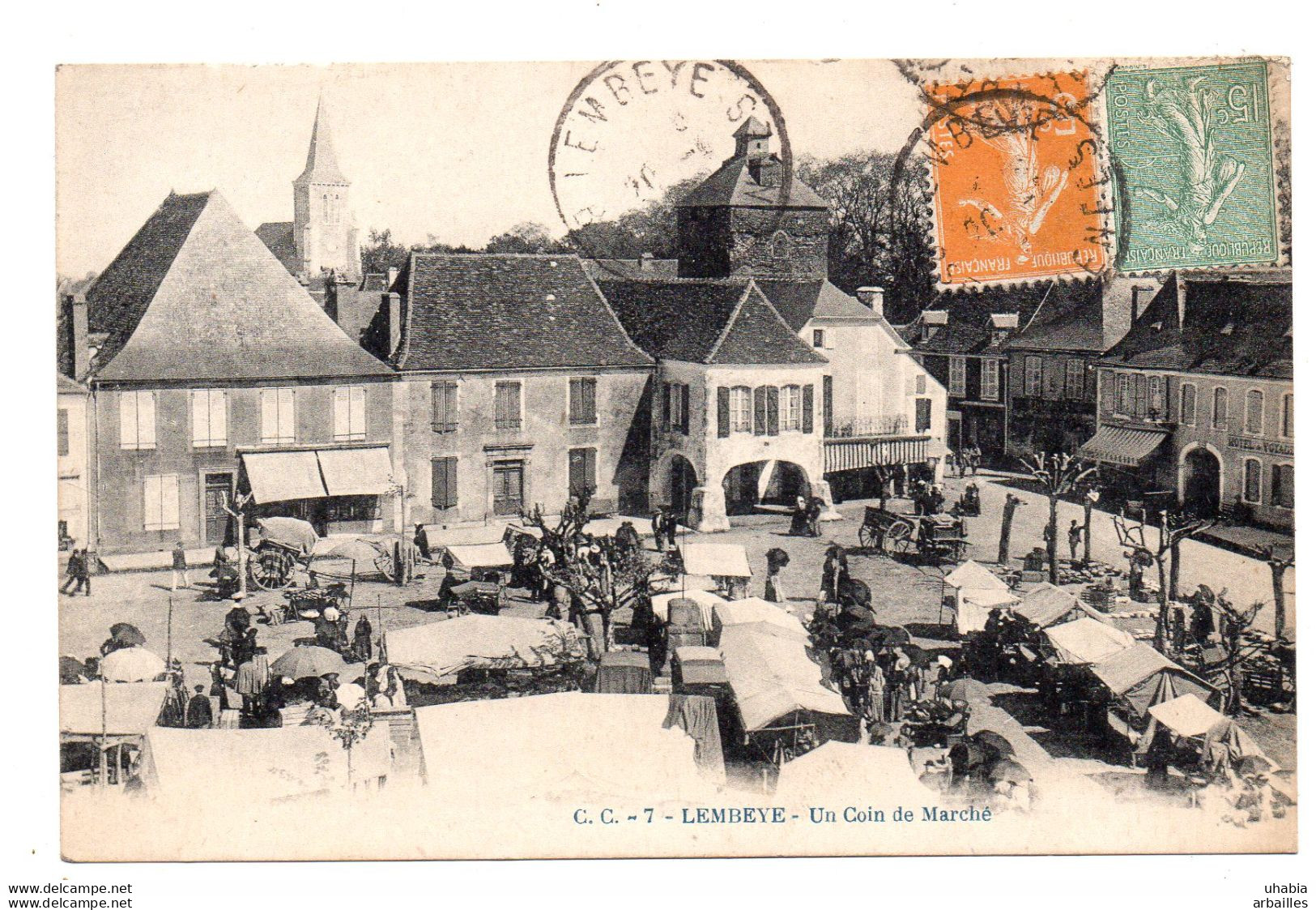 Lembeye.  Un Coin Du Marché. - Lembeye