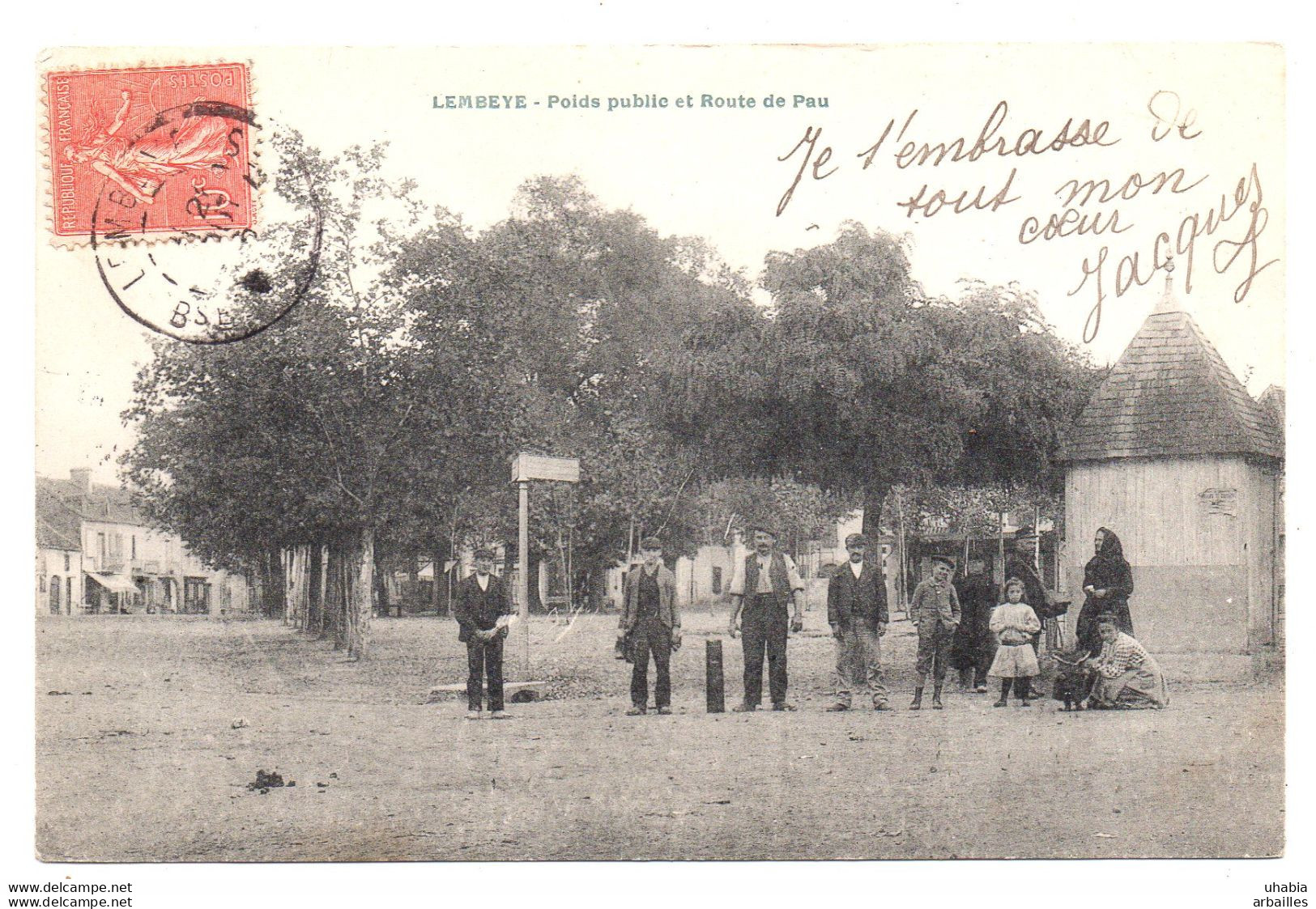 Lembeye.  Rue Des Pélans. Poids Public Et La Route De Pau. - Lembeye