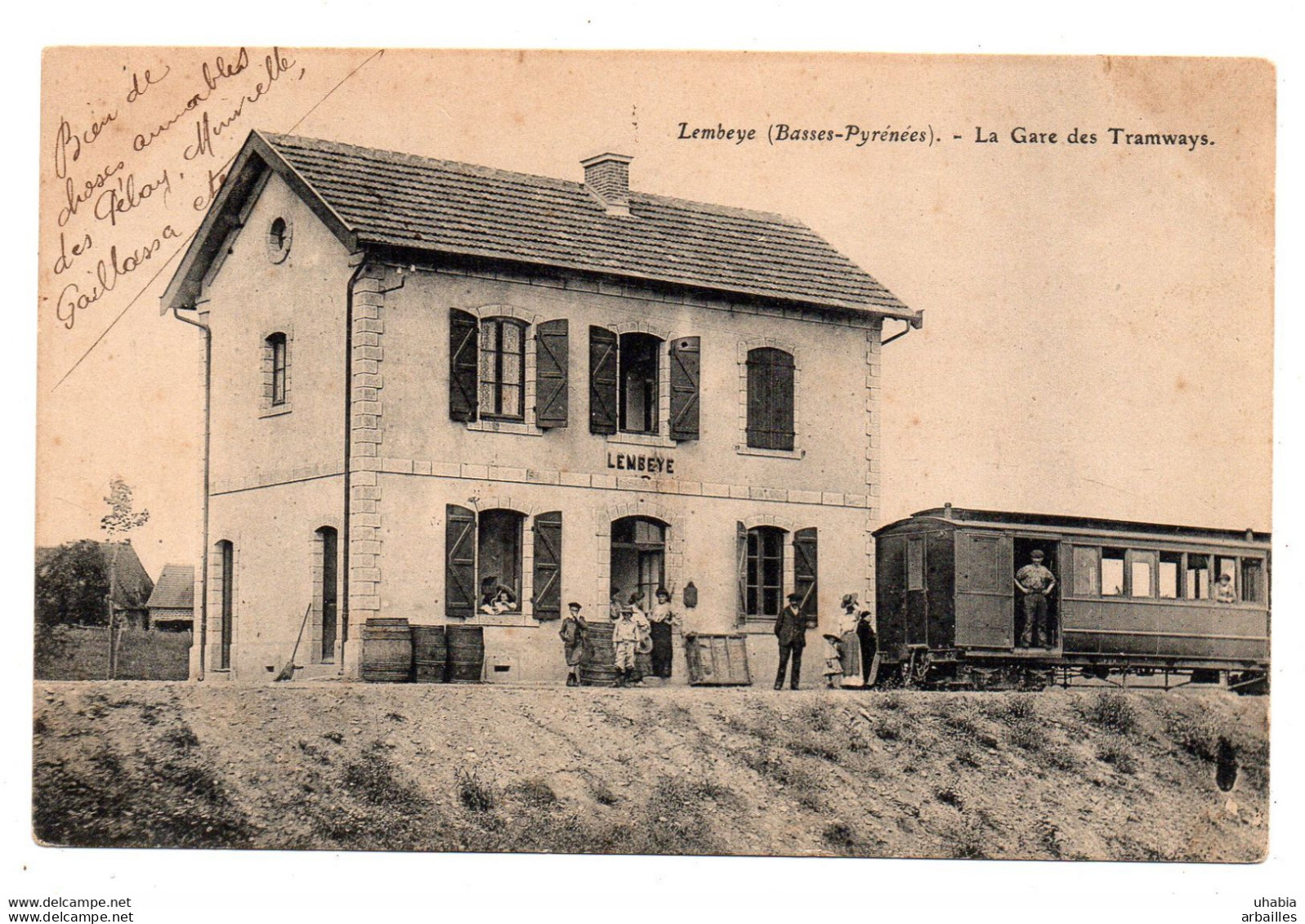 Lembeye. La Gare Des Tramways. - Lembeye