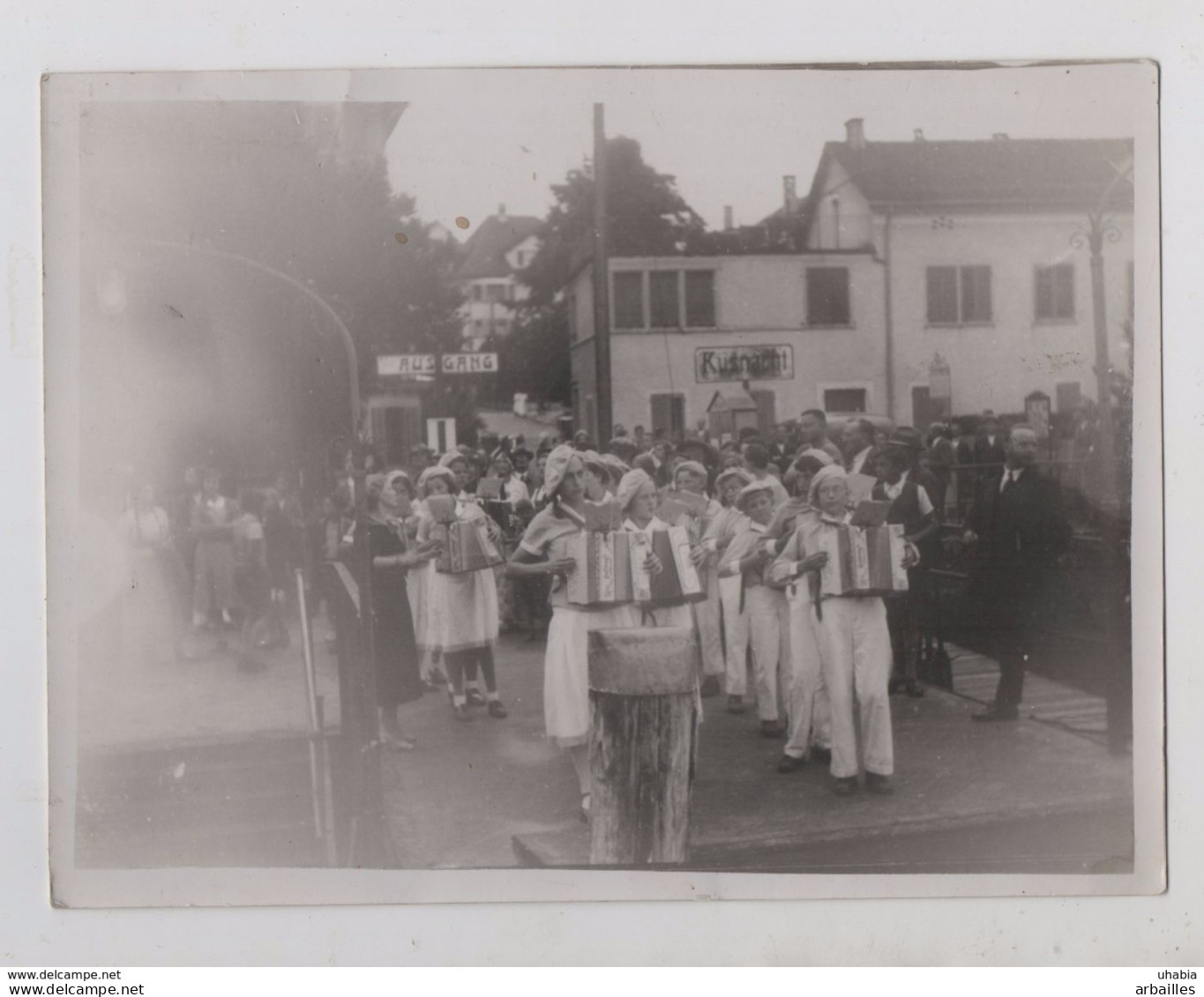 Kusnacht. Photo Originale .Fête. Accordeonistes. - Küsnacht