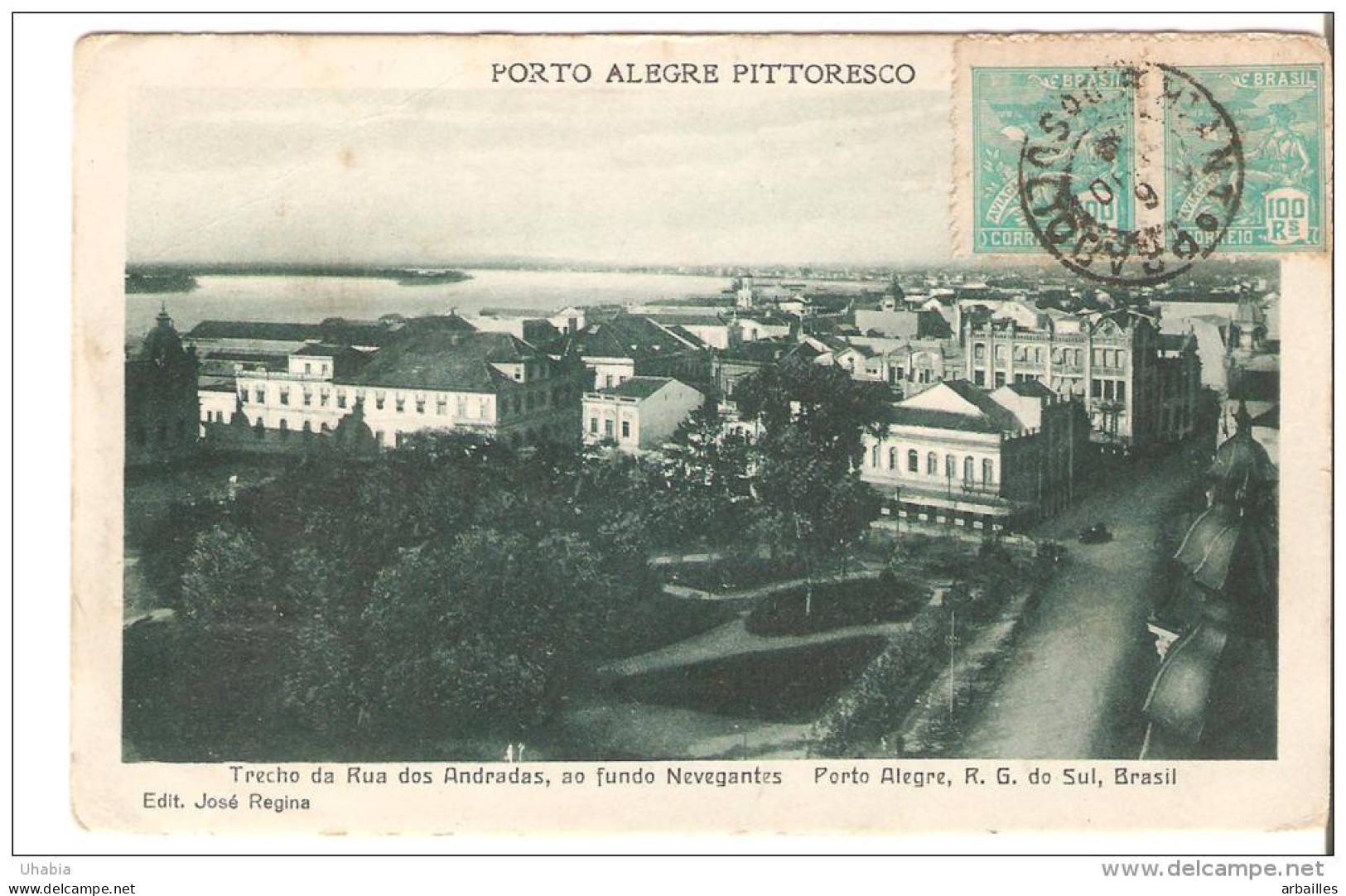 Porto-Alegre. Trecho Da Rua Dos Andradas,ao Fundo Nevegantes. - Porto Alegre