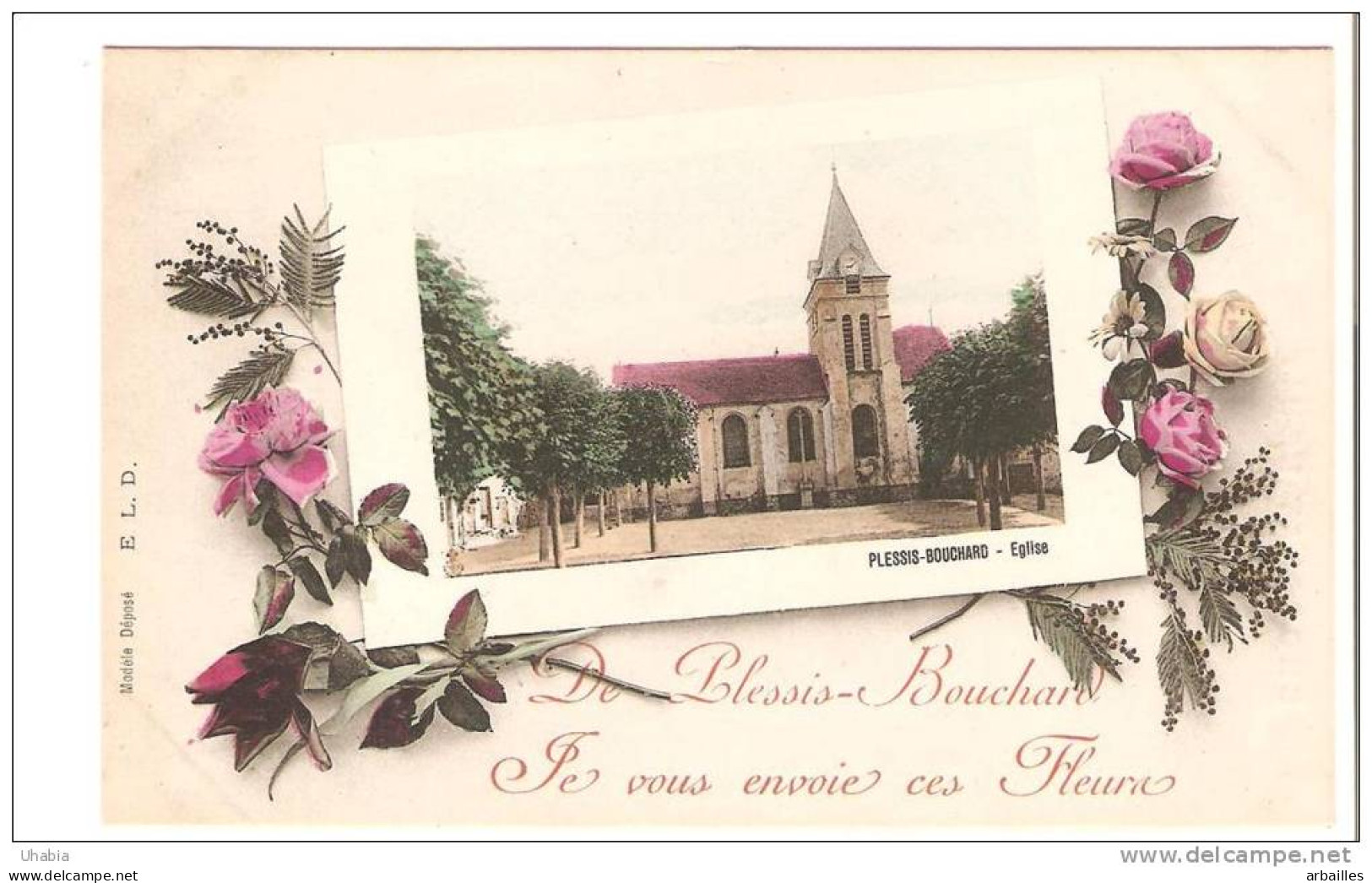 Plessis-Bouchard. Je Vous Envoie Ces Fleurs. - Le Plessis Bouchard