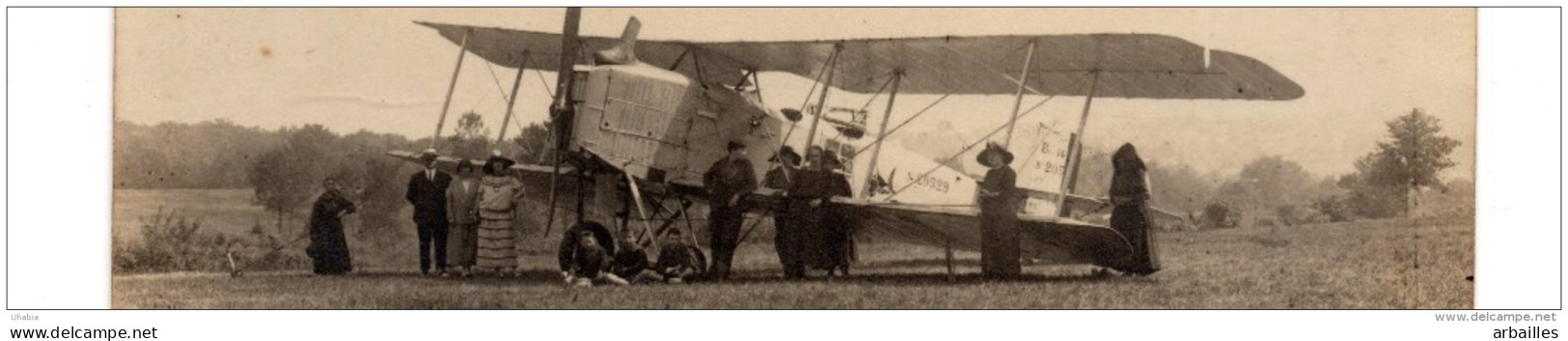 Breguet 14.N° 20529. Panne.Atterissage Dans Une Prairie. Roue Cassée. Mascotte Requin. - Accidents