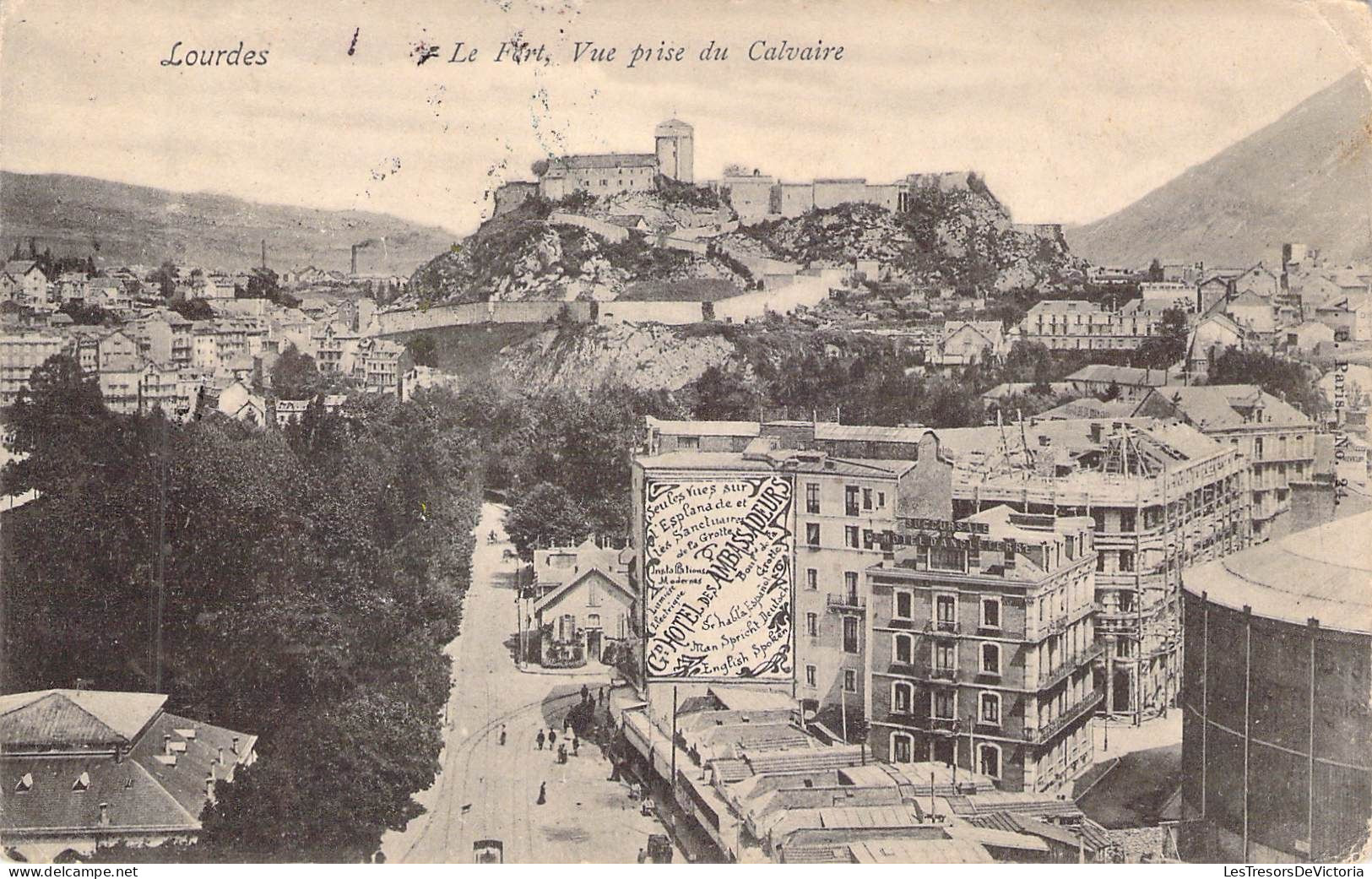 FRANCE - 65 - LOURDES - Le Fort Vue Prise Du Calvaire - Carte Postale Ancienne - Lourdes