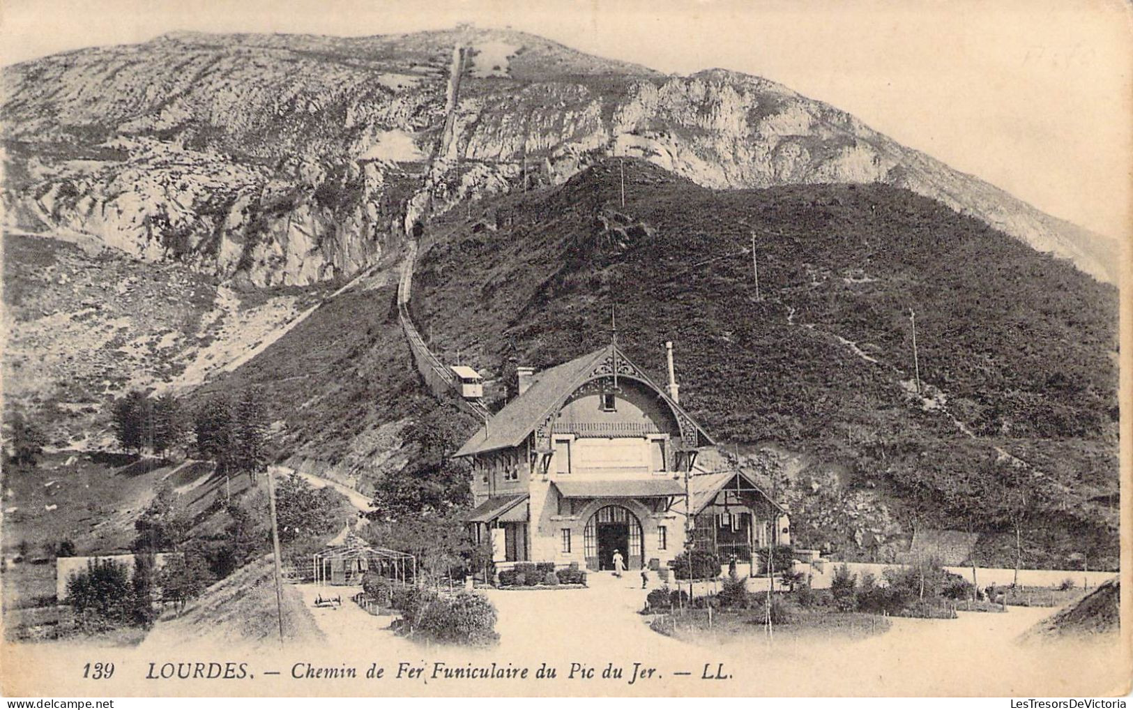 FRANCE - 65 - LOURDES - Chemin De Fer Funiculaire Du Pic Du Jer - LL - Carte Postale Ancienne - Lourdes