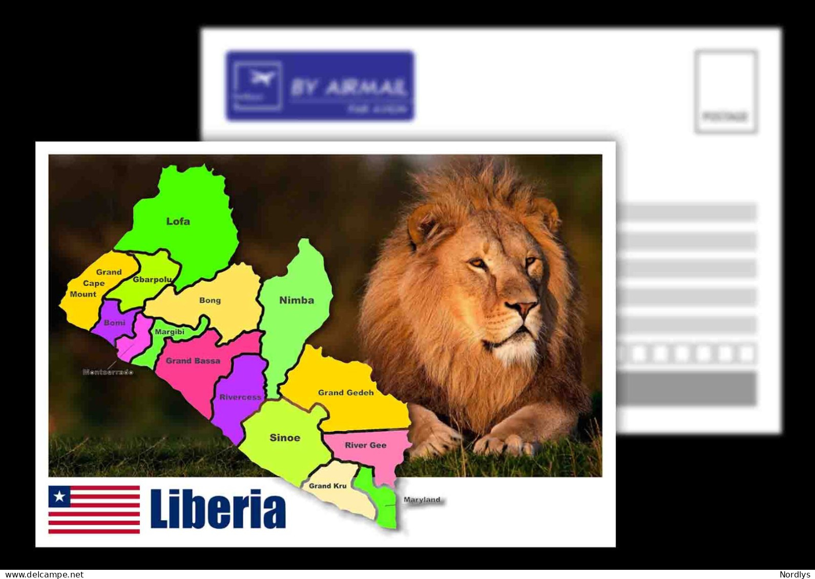 Liberia / Postcard / View Card / Map Card - Liberia