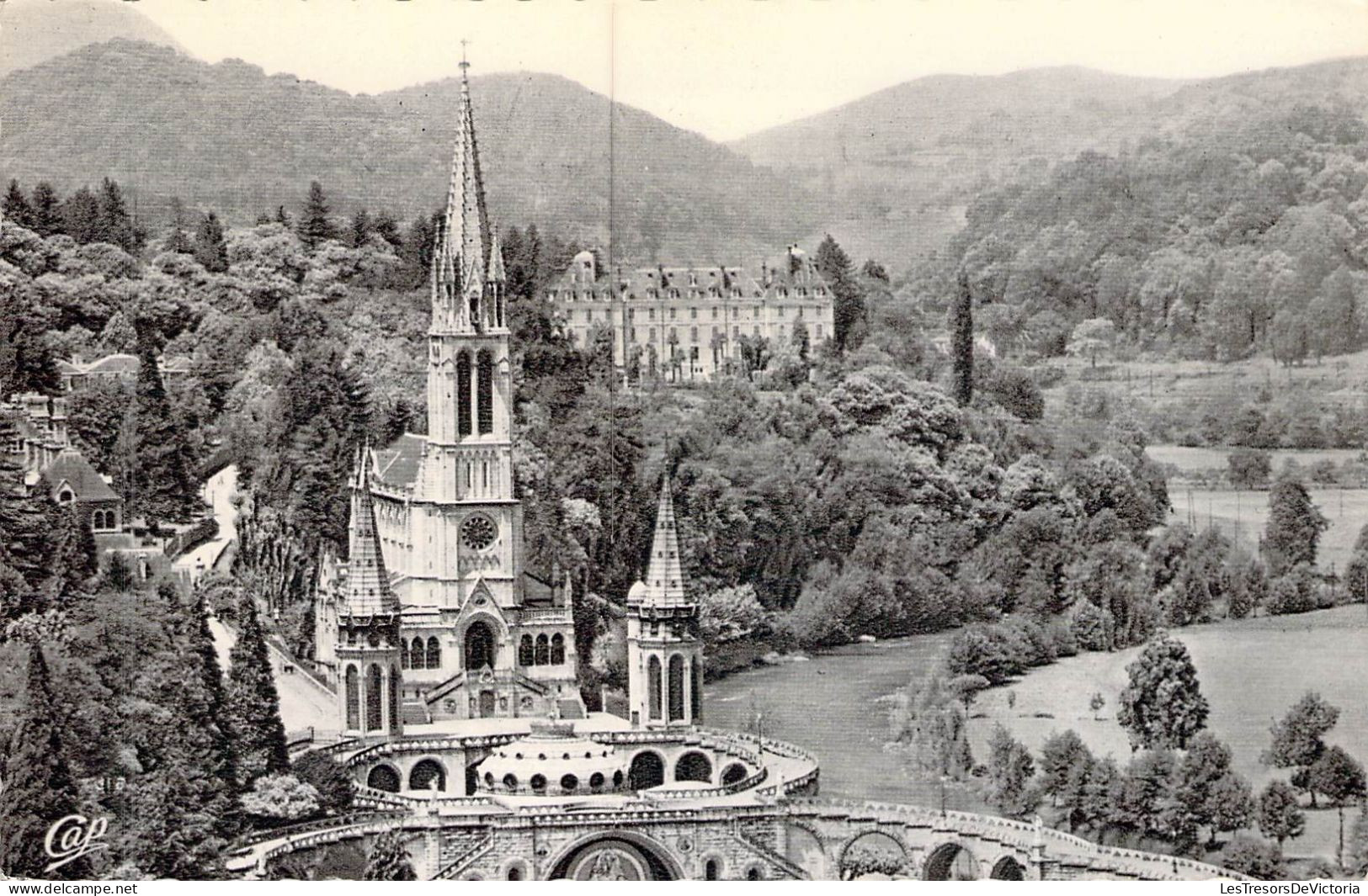 FRANCE - 65 - LOURDES - La Basilique - Carte Postale Ancienne - Lourdes