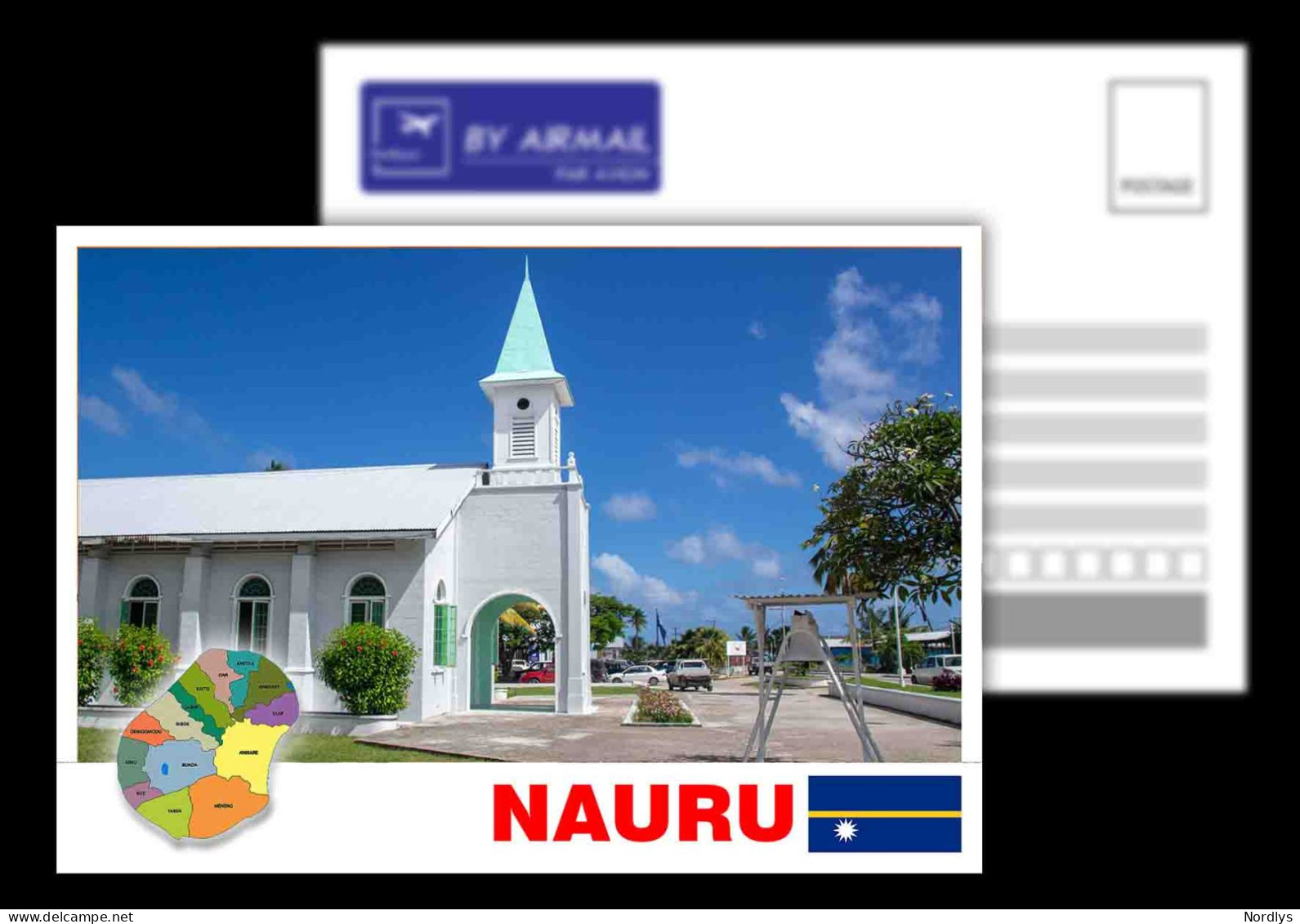 Nauru/ Postcard / View Card/ Map Card - Nauru