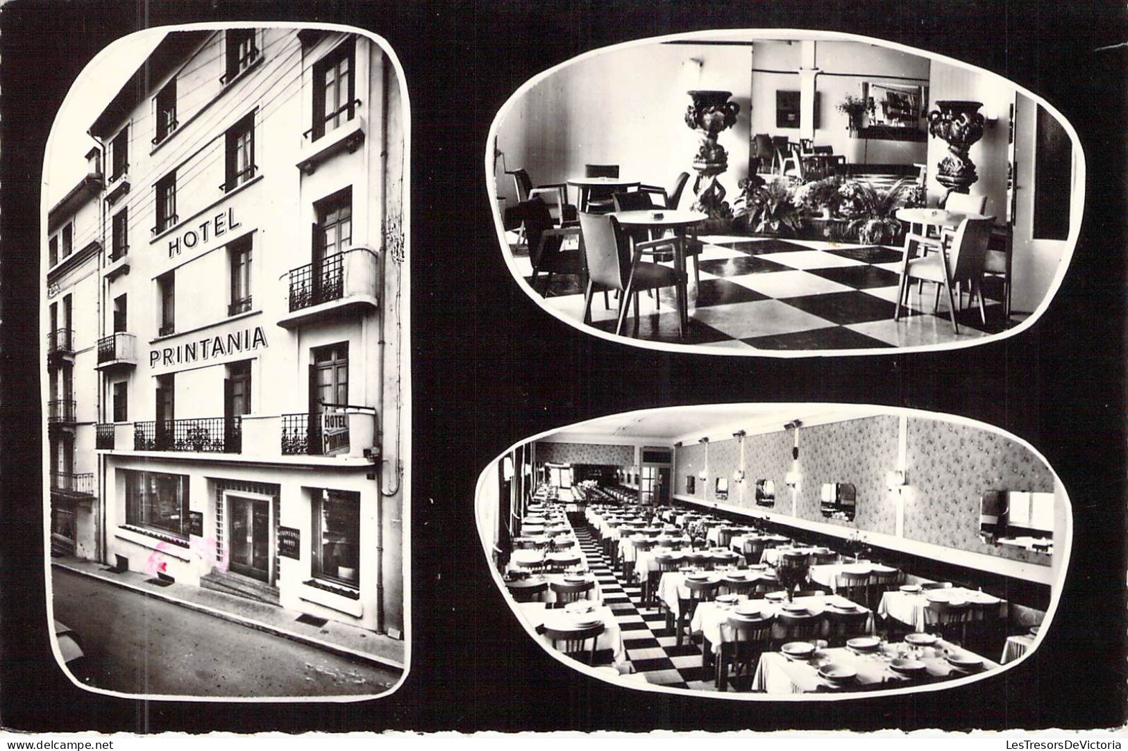 FRANCE - 65 - LOURDES - Hôtel PRINTANIA - Edit P DOUCET - Carte Postale Ancienne - Lourdes