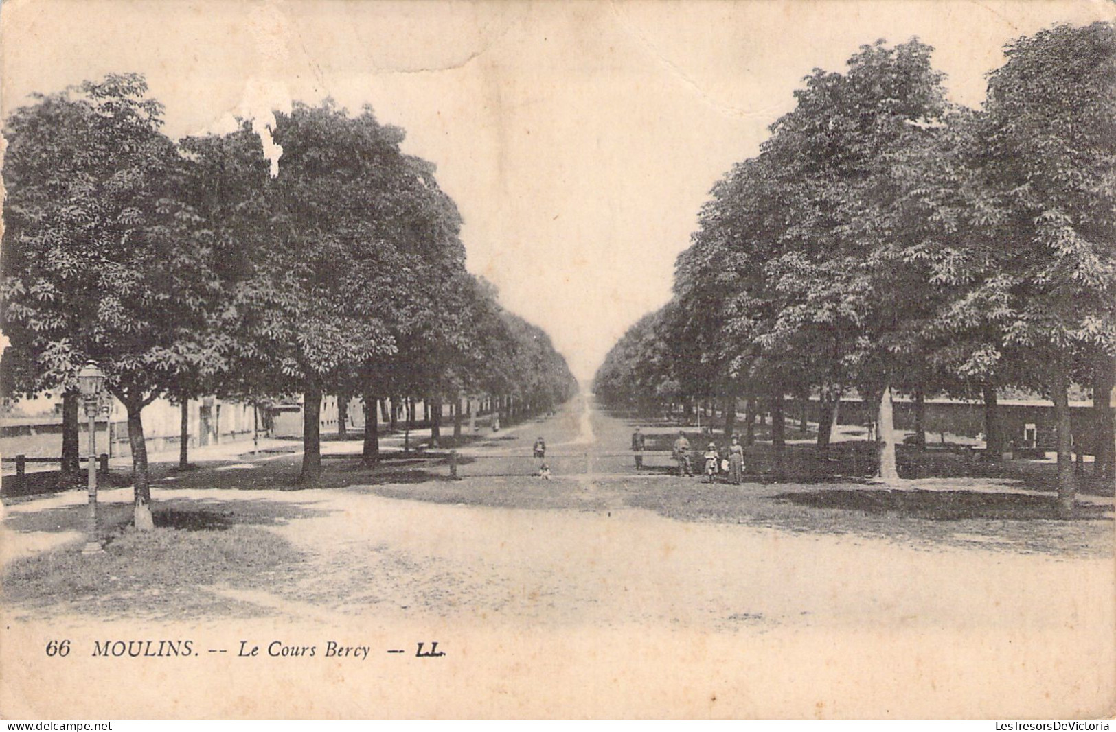 FRANCE - 03 - MOULINS - Le Cours Bercy - Carte Postale Ancienne - Moulins